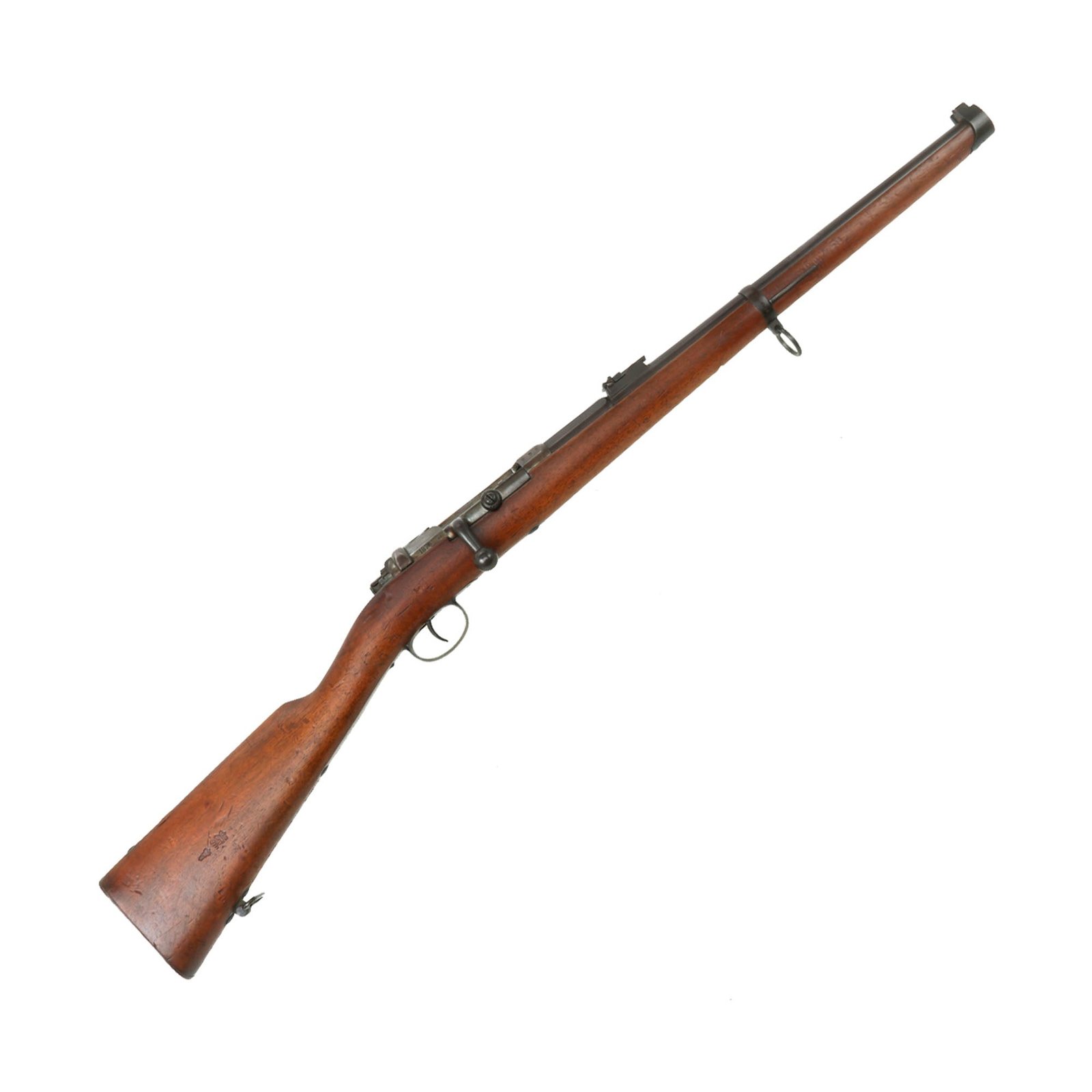 Buy Original Imperial German Mauser Model K.1871 Carbine by ŒWG Steyr in Austria with Bavarian Regiment Marking Dated 1876 - Matching Serial 7745D | Original Firearms Antique For Sale
