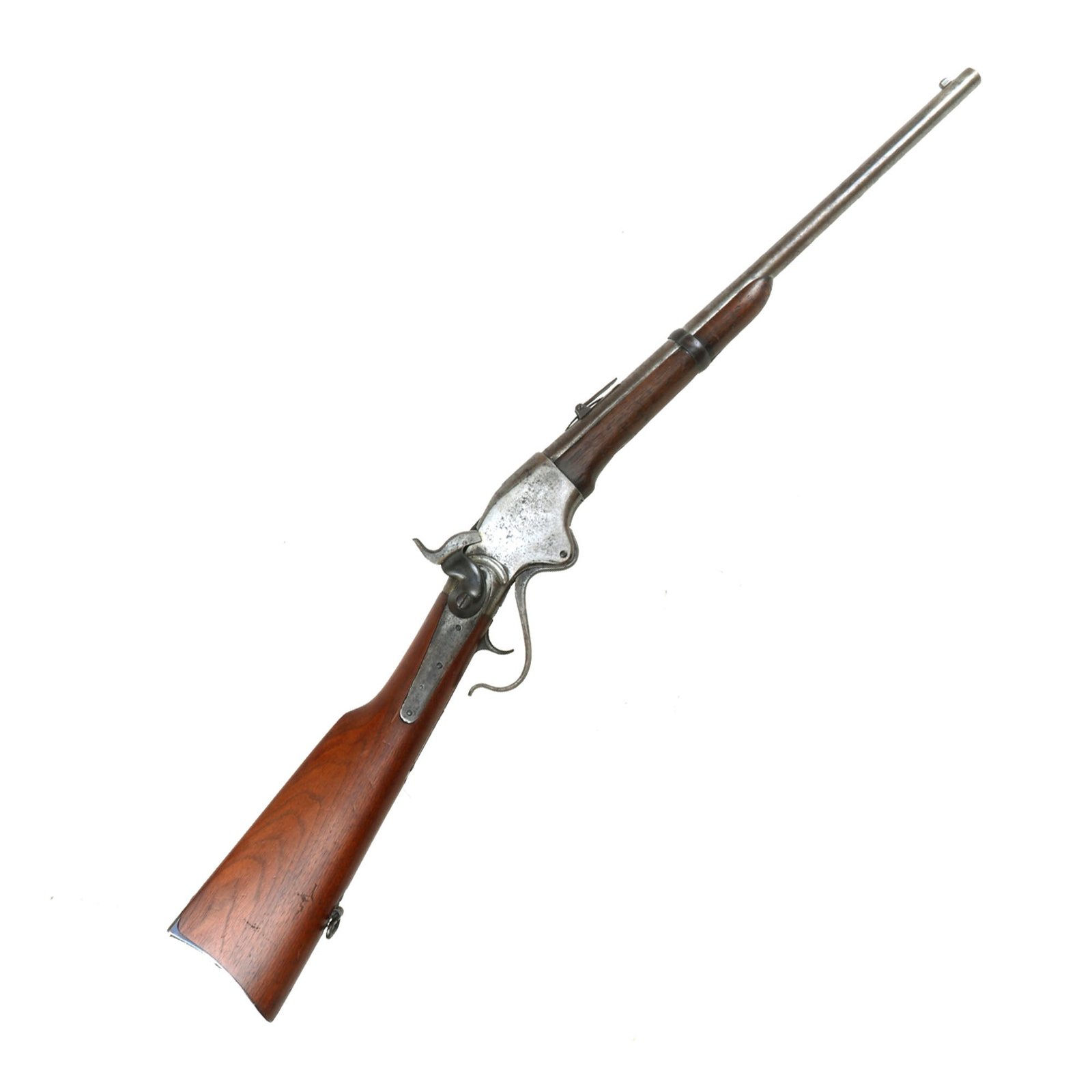 Buy Original U.S. Civil War Model 1860 Spencer Repeating Saddle Ring Carbine Serial Number 48075 - circa 1864 | Original Firearms Antique For Sale