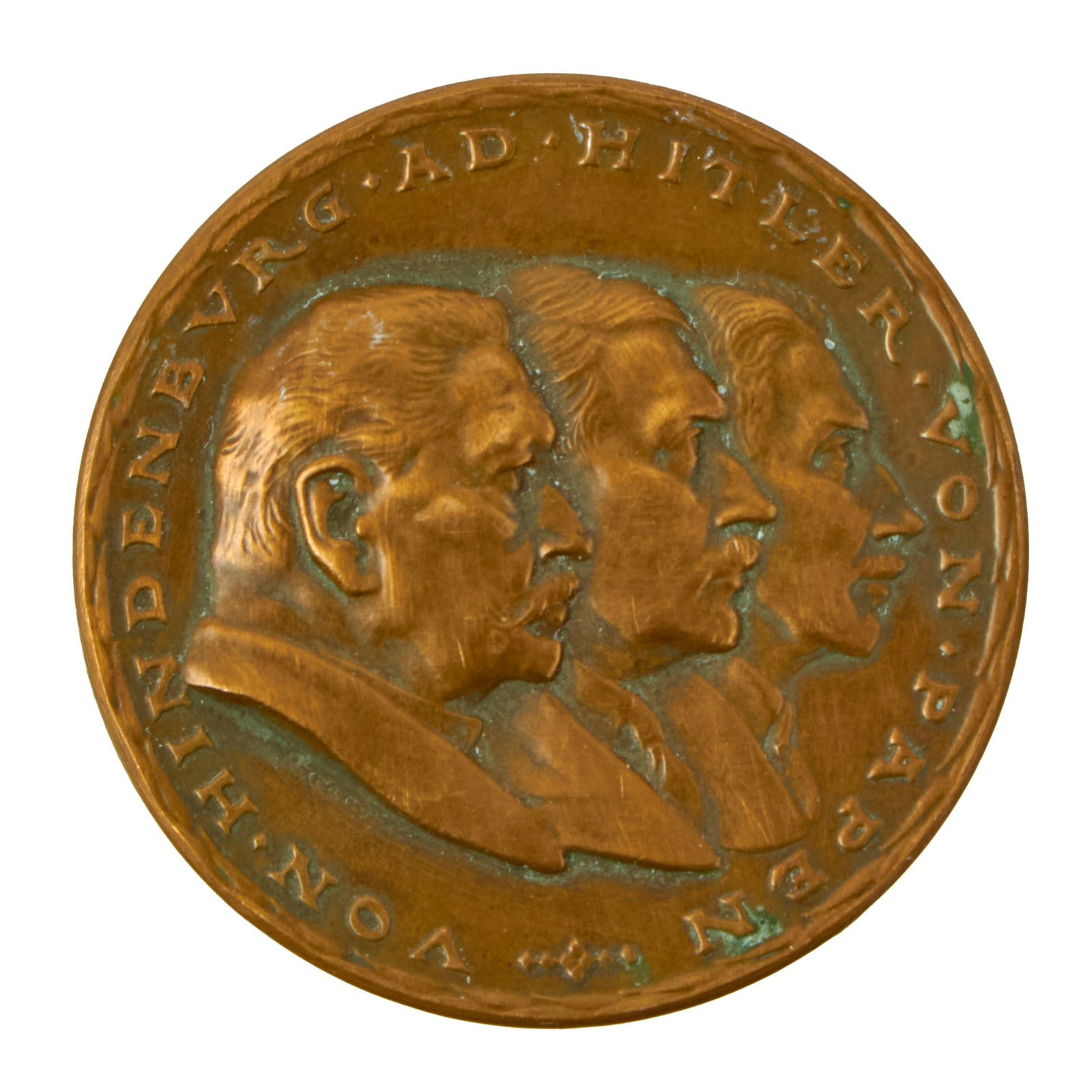 Buy Original German Pre-WWII NSDAP 30 January 1933 Adolf H Named Chancellor Propaganda Medal by Karl Goetz | Original Firearms Antique For Sale