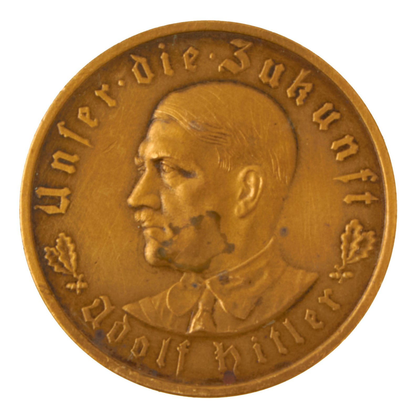 Buy Original German Pre-WWII NSDAP Ours the Future Propaganda Medal Commemorating 1933 AH Rise to Power | Original Firearms Antique For Sale