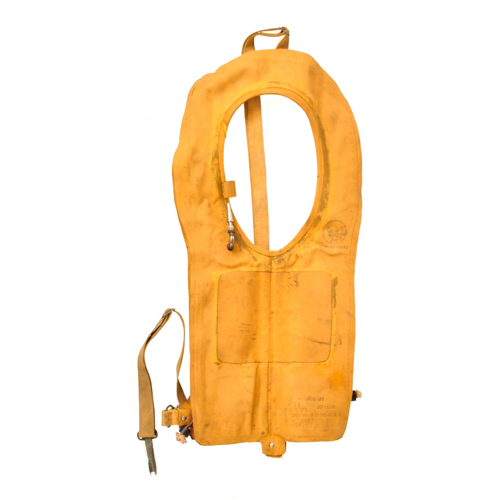 Original U.S. WWII Army Air Forces Mae West Pneumatic Life Vest by United States Rubber Company - Dated October 1944