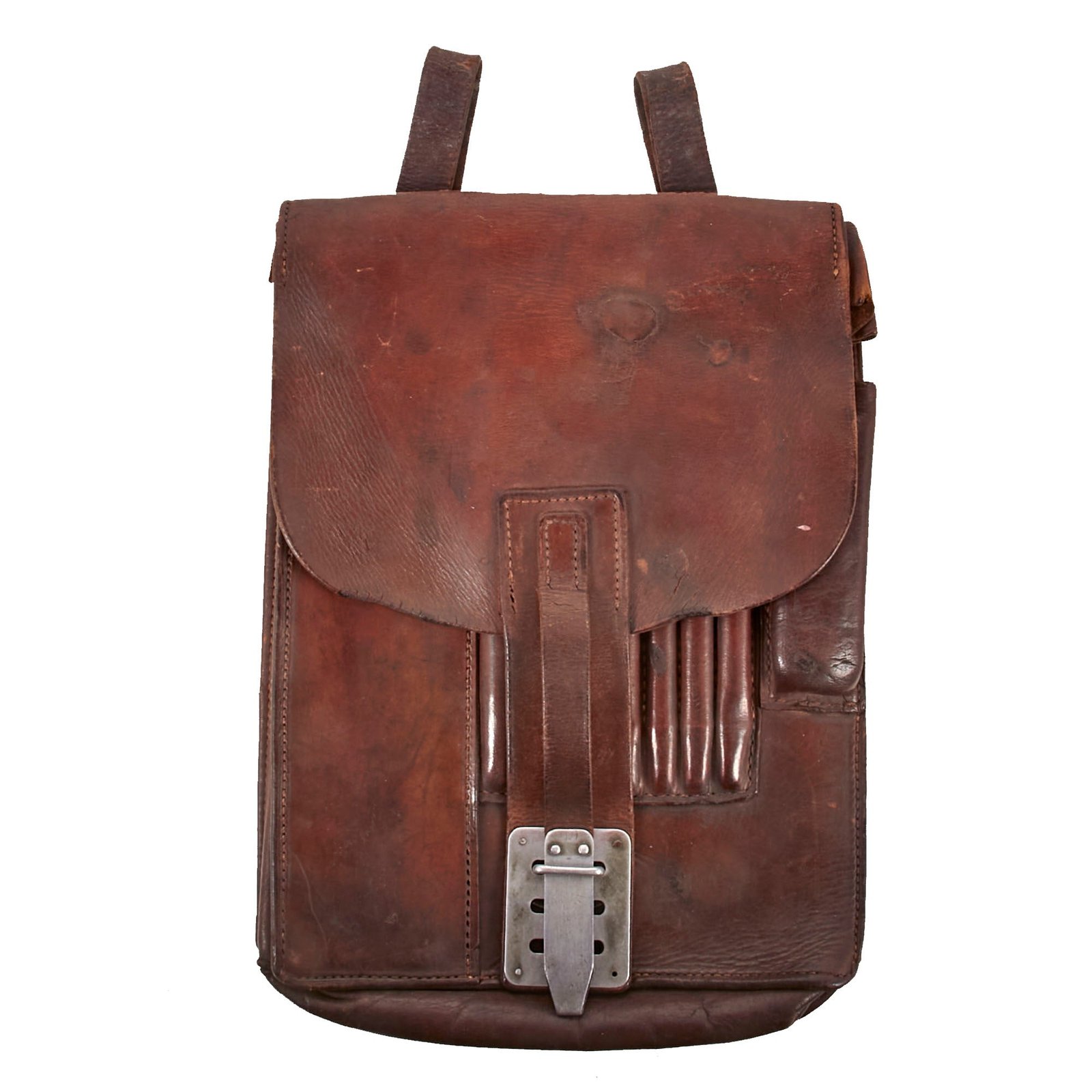 Buy Original German WWII Officer M35 Brown Leather Dispatch Map Case | Original Firearms Antique For Sale
