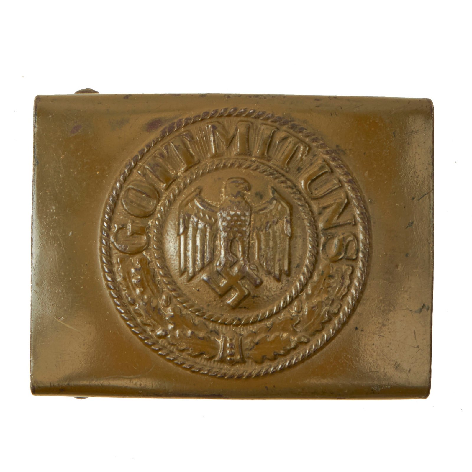 Buy Original German WWII Rare Tropical Afrikakorps DAK Heer Army EM/NCO Steel Buckle by Richard Sieper & Söhne | Original Firearms Antique For Sale