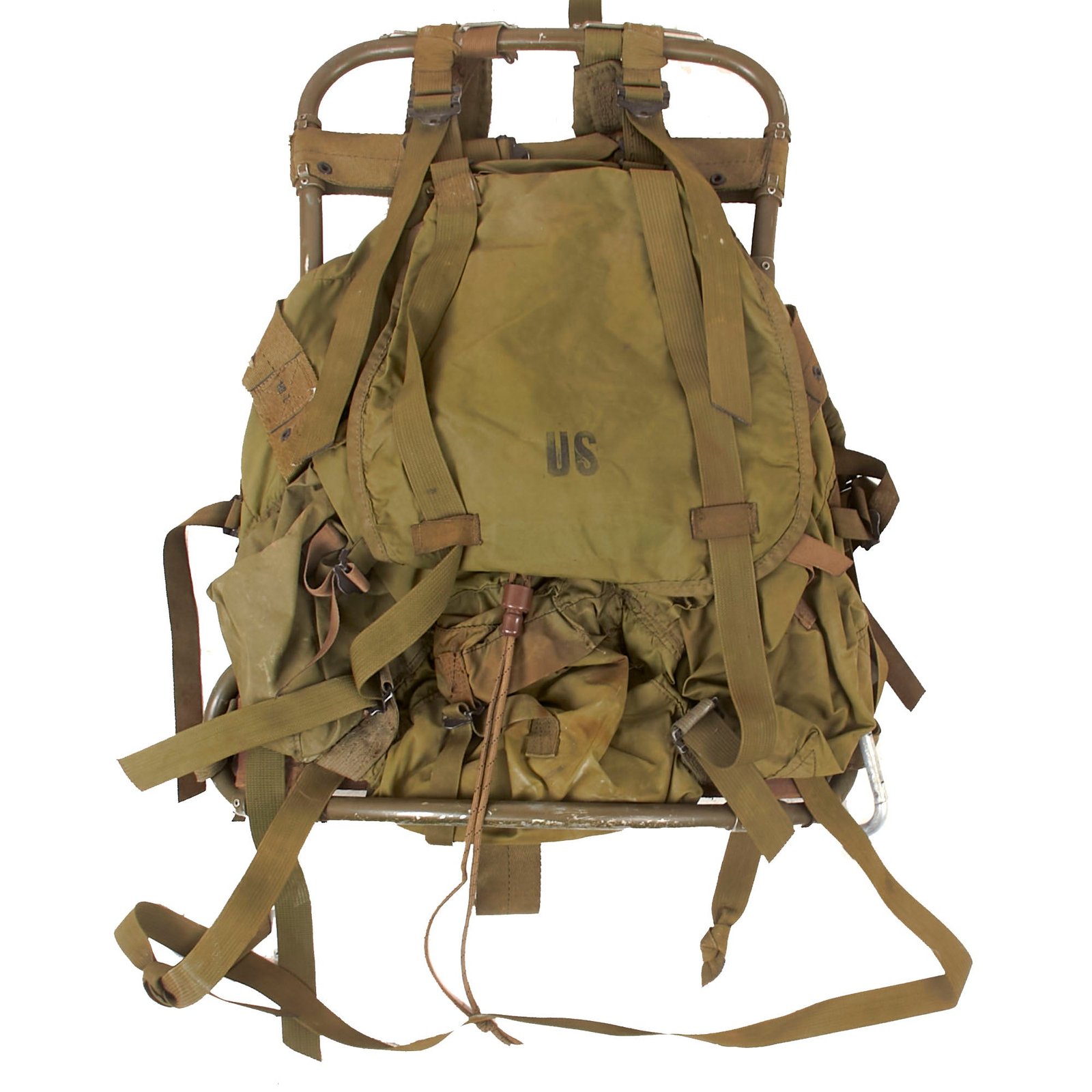 Buy Original U.S. Vietnam War 1966 Model Lightweight Rucksack Frame With 1971-Dated Rucksack | Original Firearms Antique For Sale