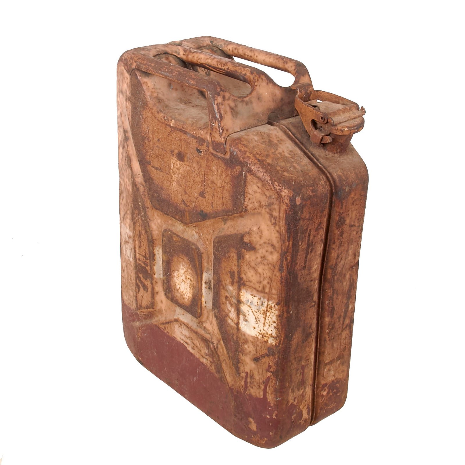 Buy Original German WWII Wehrmacht 20 Liter Petrol Jerry Can with “Tropical” Paint by Ambi-Budd Presswerk - Dated 1942 | Original Firearms Antique For Sale
