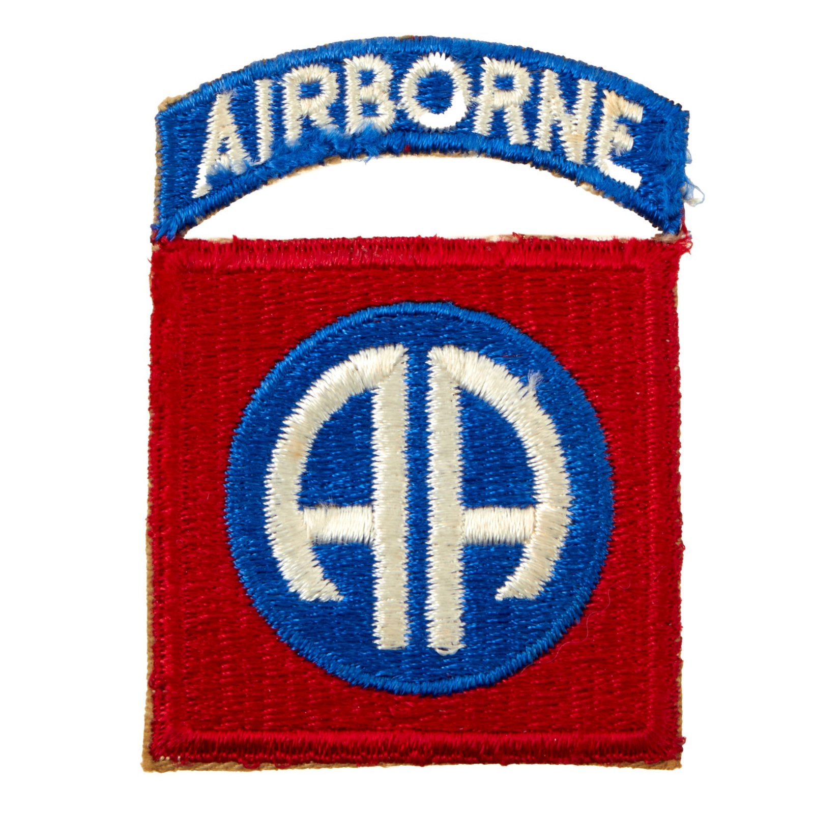 Buy Original U.S. WWII 82nd Airborne Division “All American” Shoulder Sleeve Insignia With Rocker | Original Firearms Antique For Sale