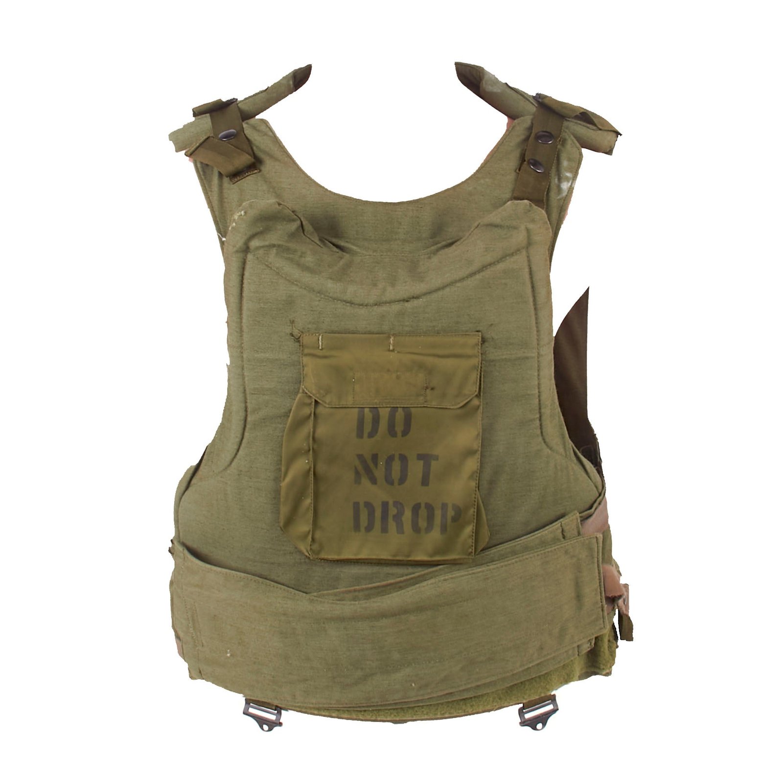 Buy Original U.S. Vietnam War Helicopter Air Crew Ballistic Armored Vest Size Regular with 1990s Added Front Armor Plate | Original Firearms Antique For Sale