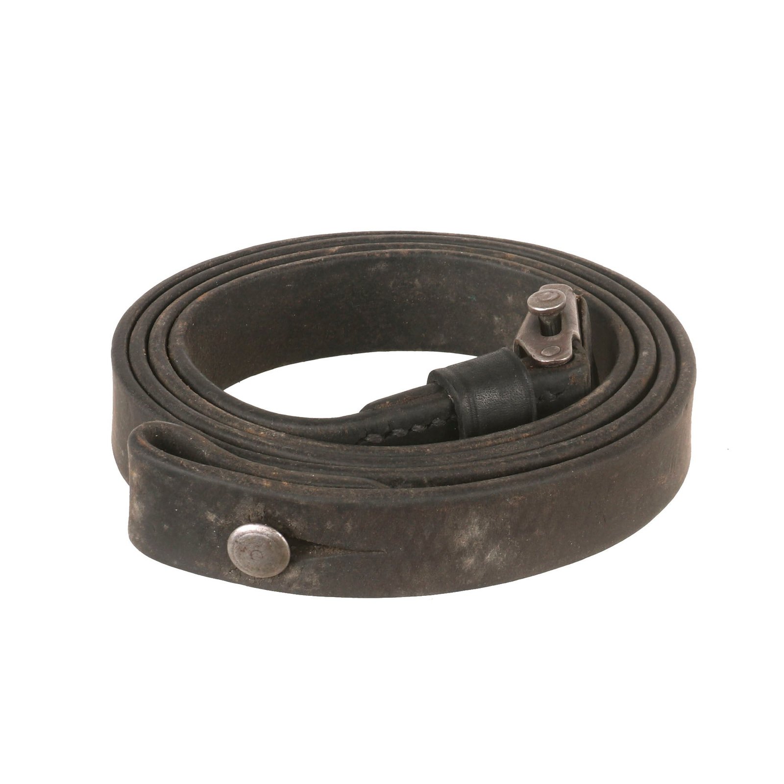 Buy Original German WWII Maschinenpistole 40 / MP40 Leather Sling with Keeper and Stud | Original Firearms Antique For Sale
