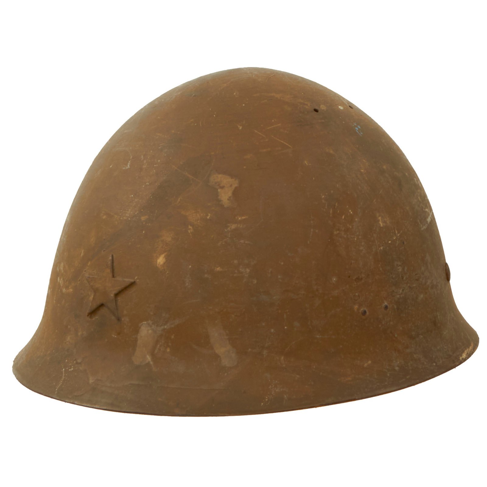 Buy Original Japanese WWII Type 90 Army Helmet with Complete Liner and Chinstrap - Tetsubo | Original Firearms Antique For Sale