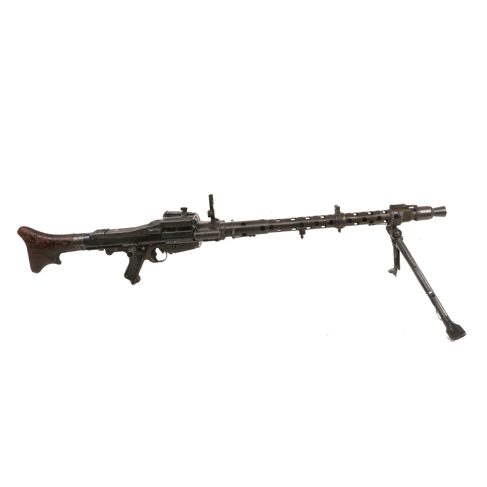 Buy Original German WWII MG 34 Display Machine Gun by Waffenwerke Brünn with Basket Belt Carrier - dated 1945 | Original Firearms Antique For Sale