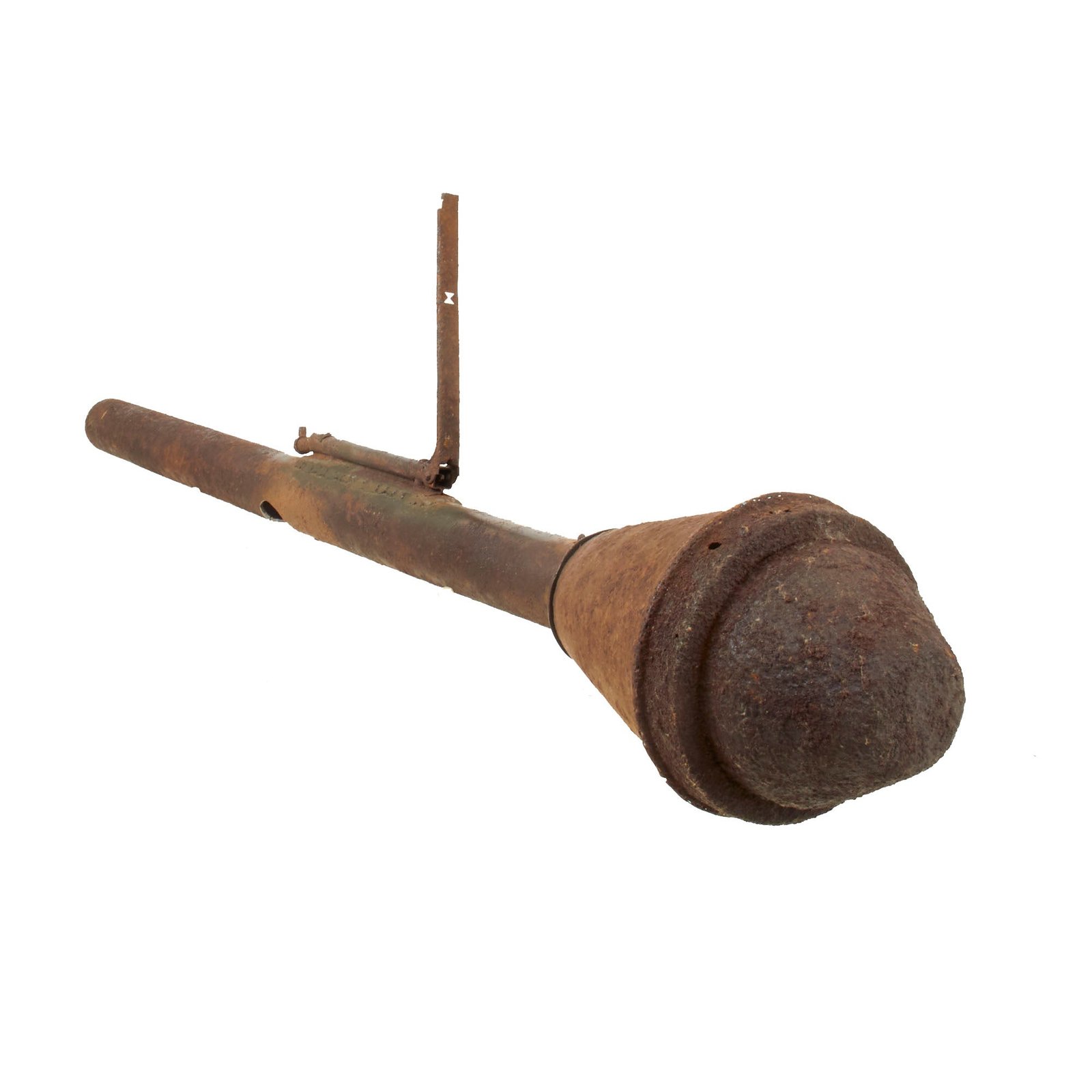 Buy Original German WWII Inert Panzerfaust 30 Gross Anti-Tank Rocket Launcher with Rocket - Sight Re-Attached | Original Firearms Antique For Sale