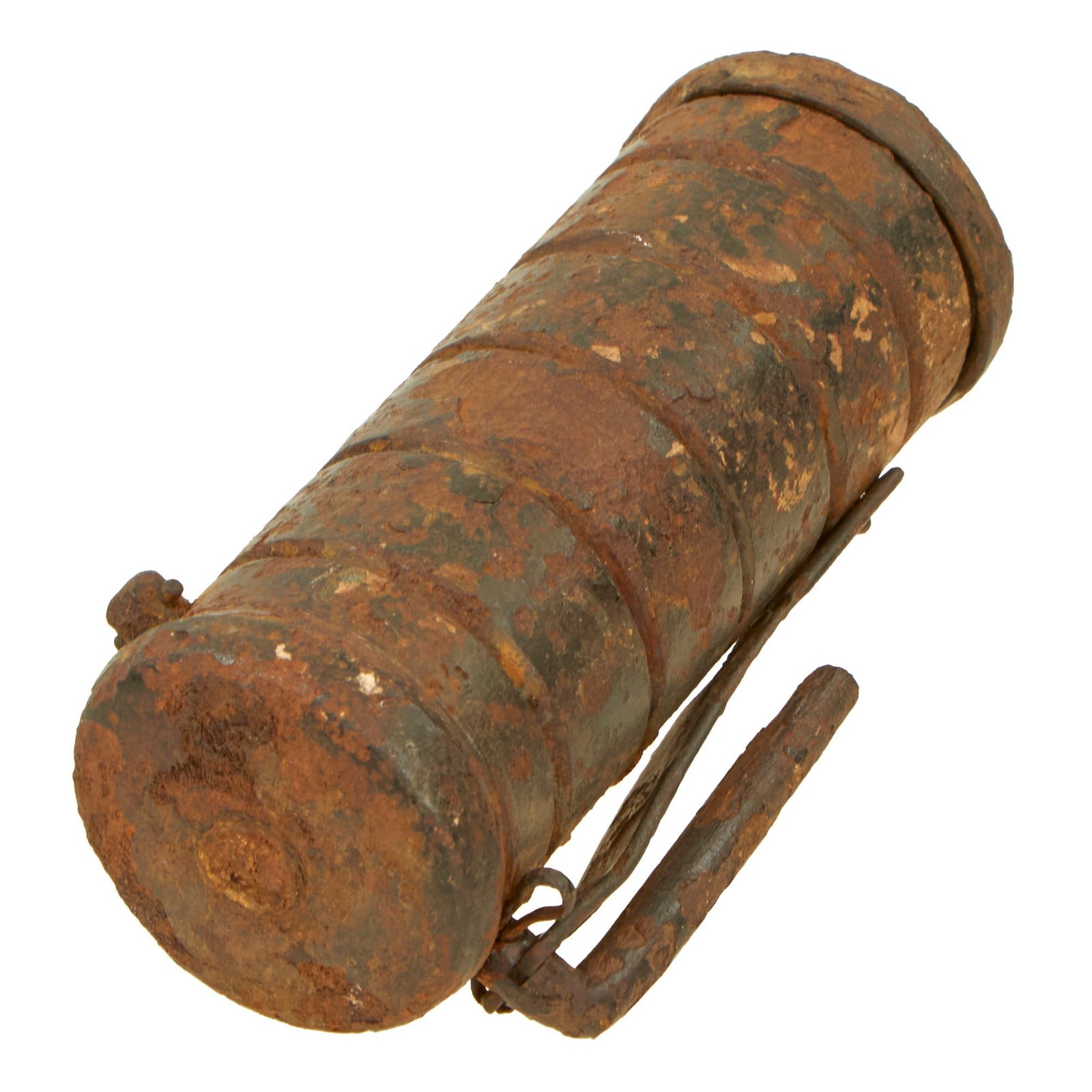 Buy Original Austro-Hungarian WWI Swiss-made Inert Cylinder Hand Grenade - Zylindergranate | Original Firearms Antique For Sale