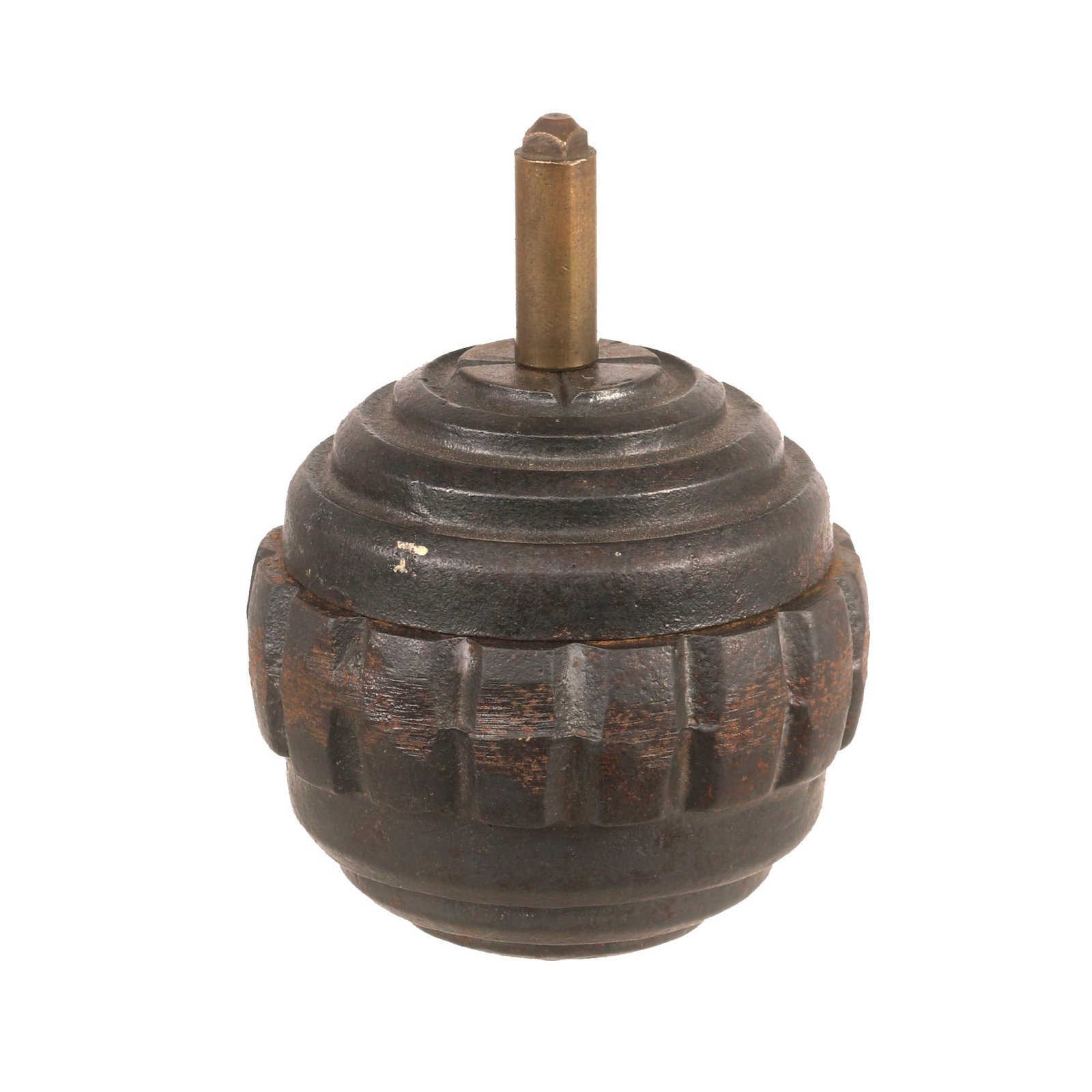 Buy Original Imperial German WWI Cut-Open Model 1915 n/A Ball Hand Fragmentation Inert Grenade - Kugelhandgranate | Original Firearms Antique For Sale