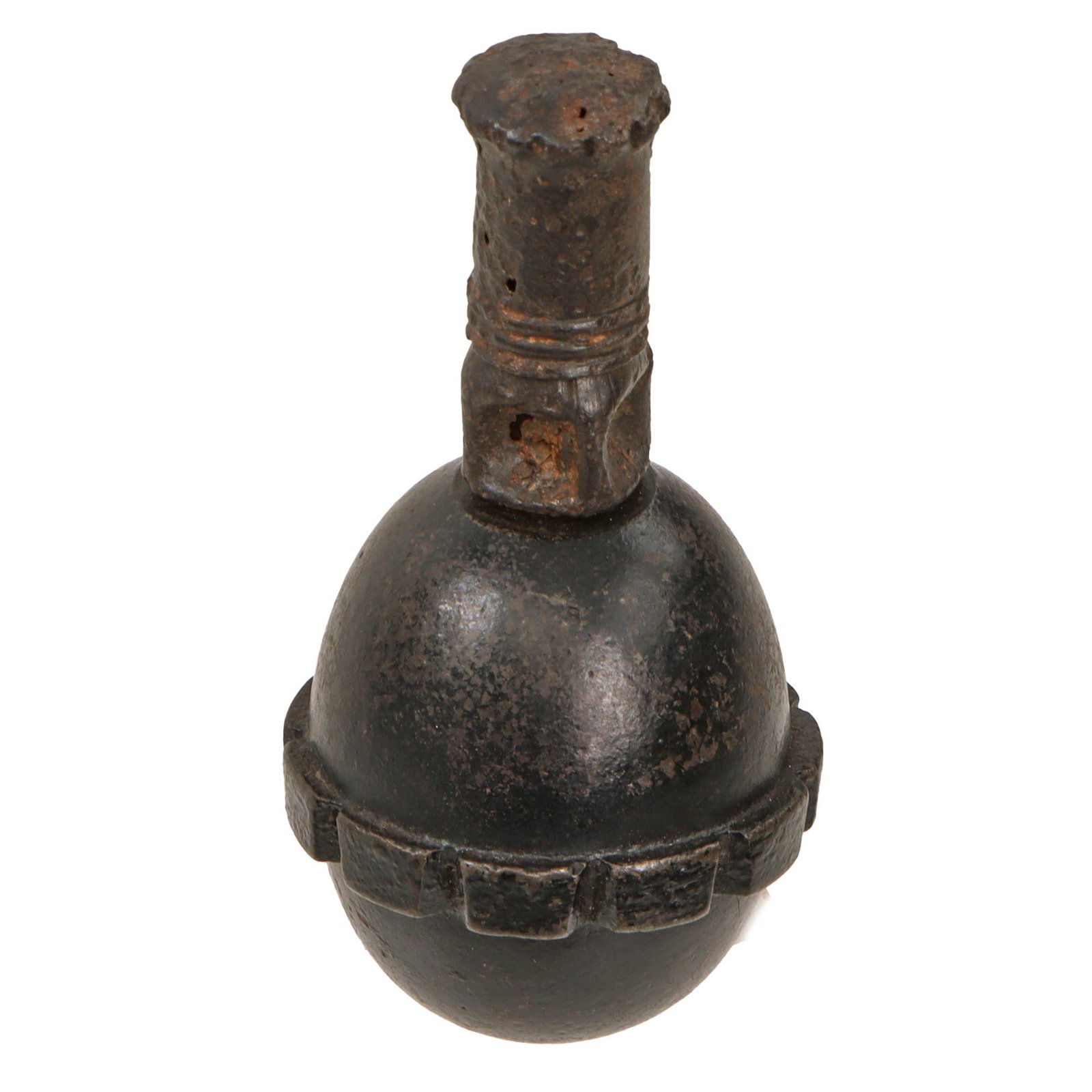 Original German WWI Model 1917 n/A Inert Egg Hand Fragmentation Grenade - Eierhandgranate