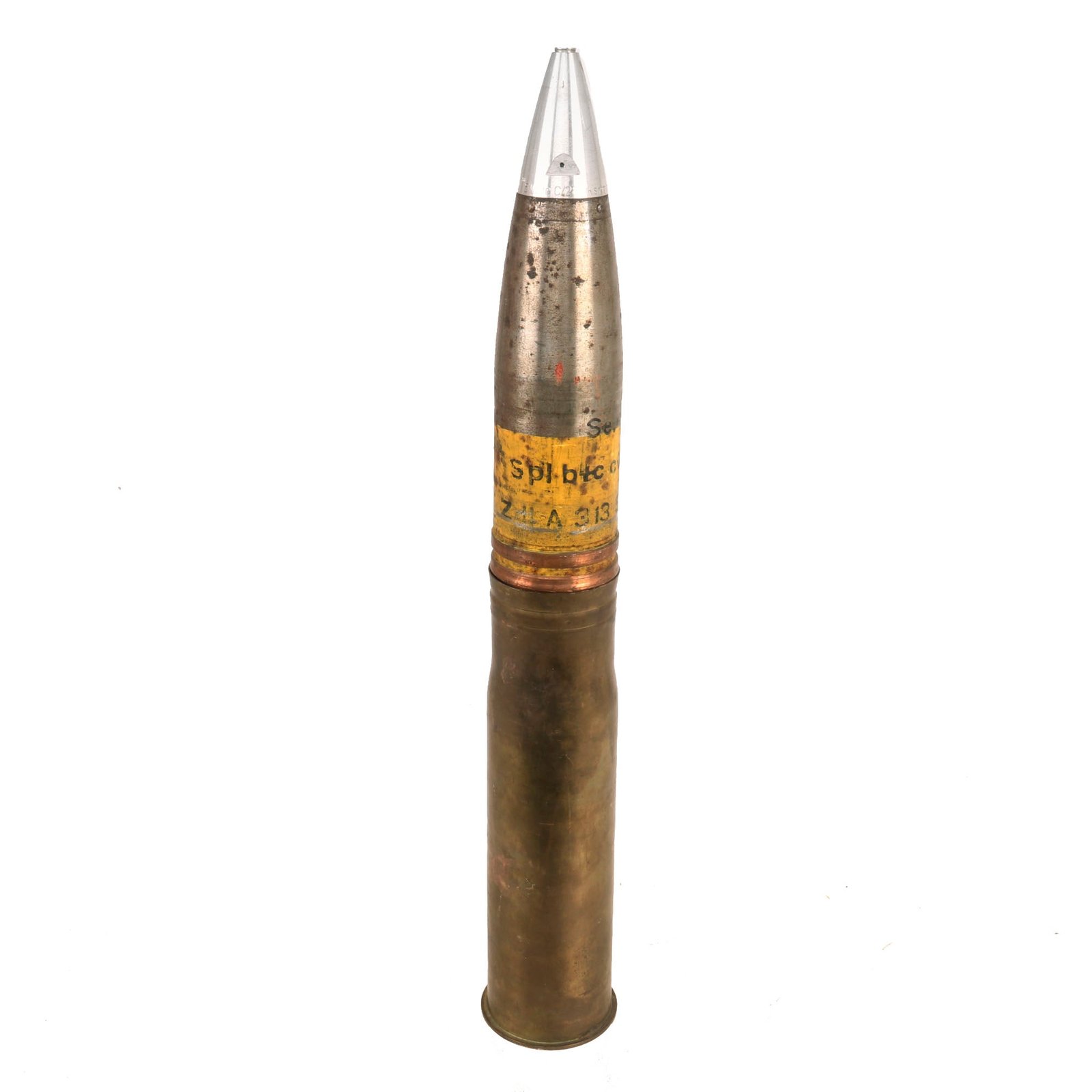 Buy Original German WWII Kriegsmarine U-Boat 8.8cm Round for the SK C/35 Naval Deck Gun by Mitteldeutsche Stahlwerke - Inert | Original Firearms Antique For Sale