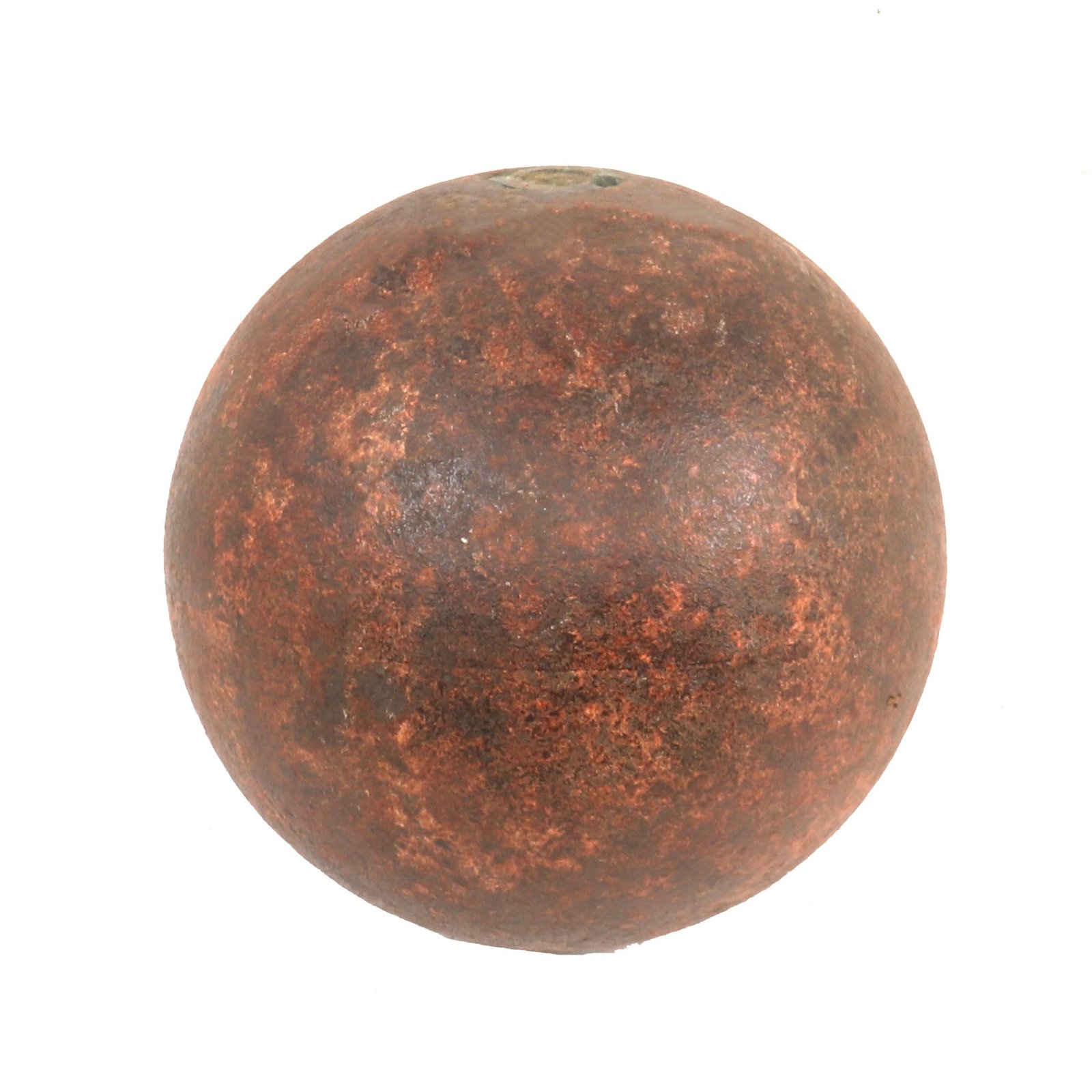 Buy Original U.S. American Civil War Federal 8-Inch Columbiad 50lb Cannon Ball with Fuze | Original Firearms Antique For Sale