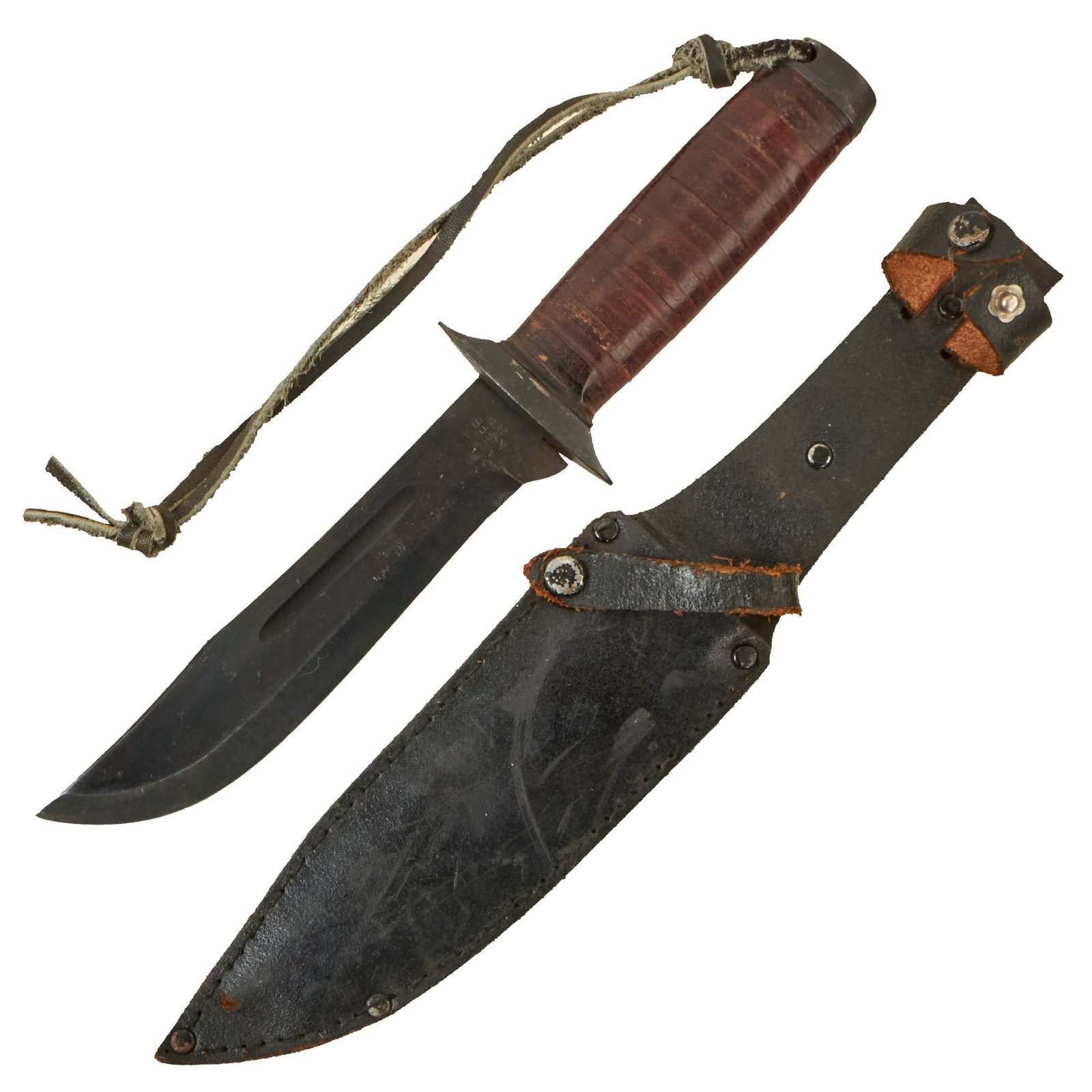 Buy Original U.S. Vietnam War Japanese Made Marine Recon Knife by Kiffe with Scabbard | Original Firearms Antique For Sale