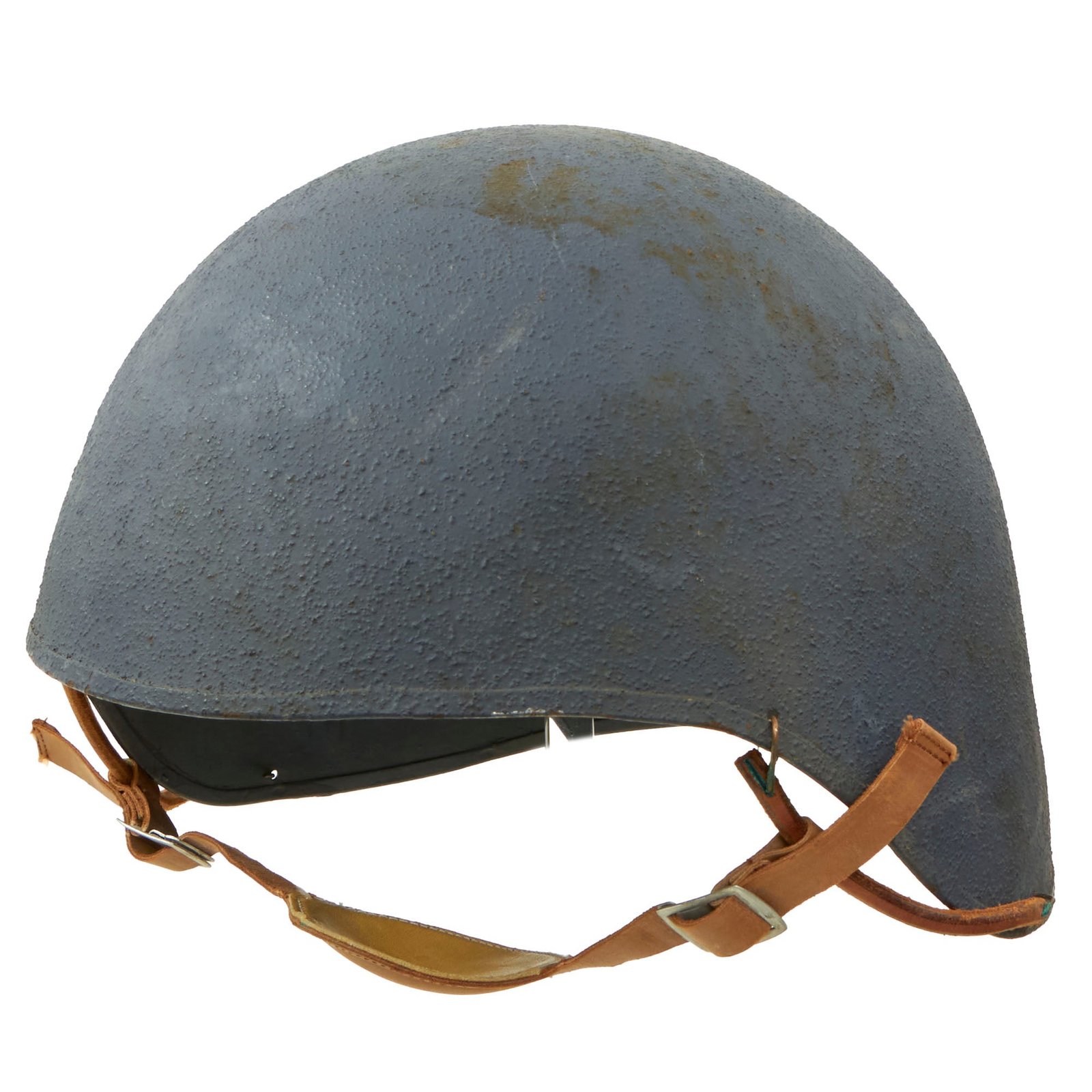 Buy Original U.S. WWII Navy USN MK2 Talker Flak Helmet with Chin Strap & LIFE Magazine Article about the Making of the Talker Helmet | Original Firearms Antique For Sale