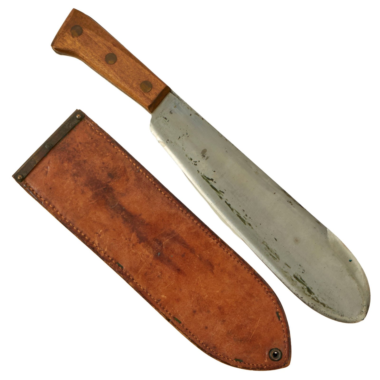 Buy Original U.S. WWII USMC Bolo Knife by Chatillon, N.Y. with BOYT 1945 Scabbard | Original Firearms Antique For Sale