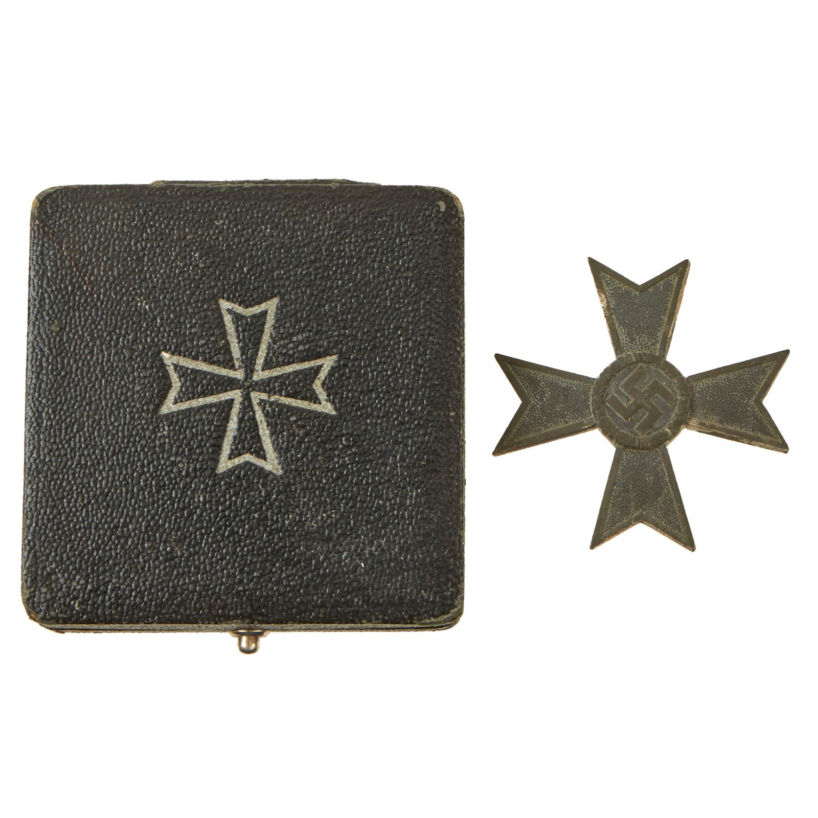 Buy Original German WWII Cased War Merit Cross KvK 1st Class by Wilhelm Deumer of Lüdenscheid - Kriegsverdienstkreuz | Original Firearms Antique For Sale