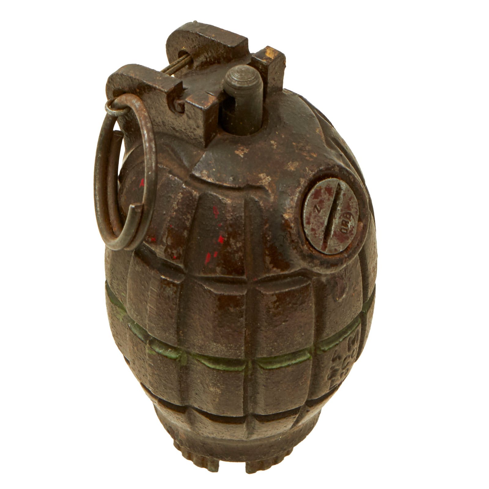 Buy Original British WWII MIlls Bomb No. 36M MKI Grenade by Wolverhampton Diecasting Co. - Dated 1943 | Original Firearms Antique For Sale