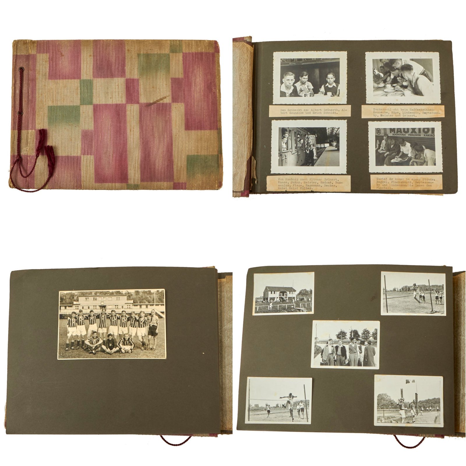 Buy Original German WWII HJ National Youth Organization Soccer Team and Athletics Personal Photo Album - 183 Pictures | Original Firearms Antique For Sale