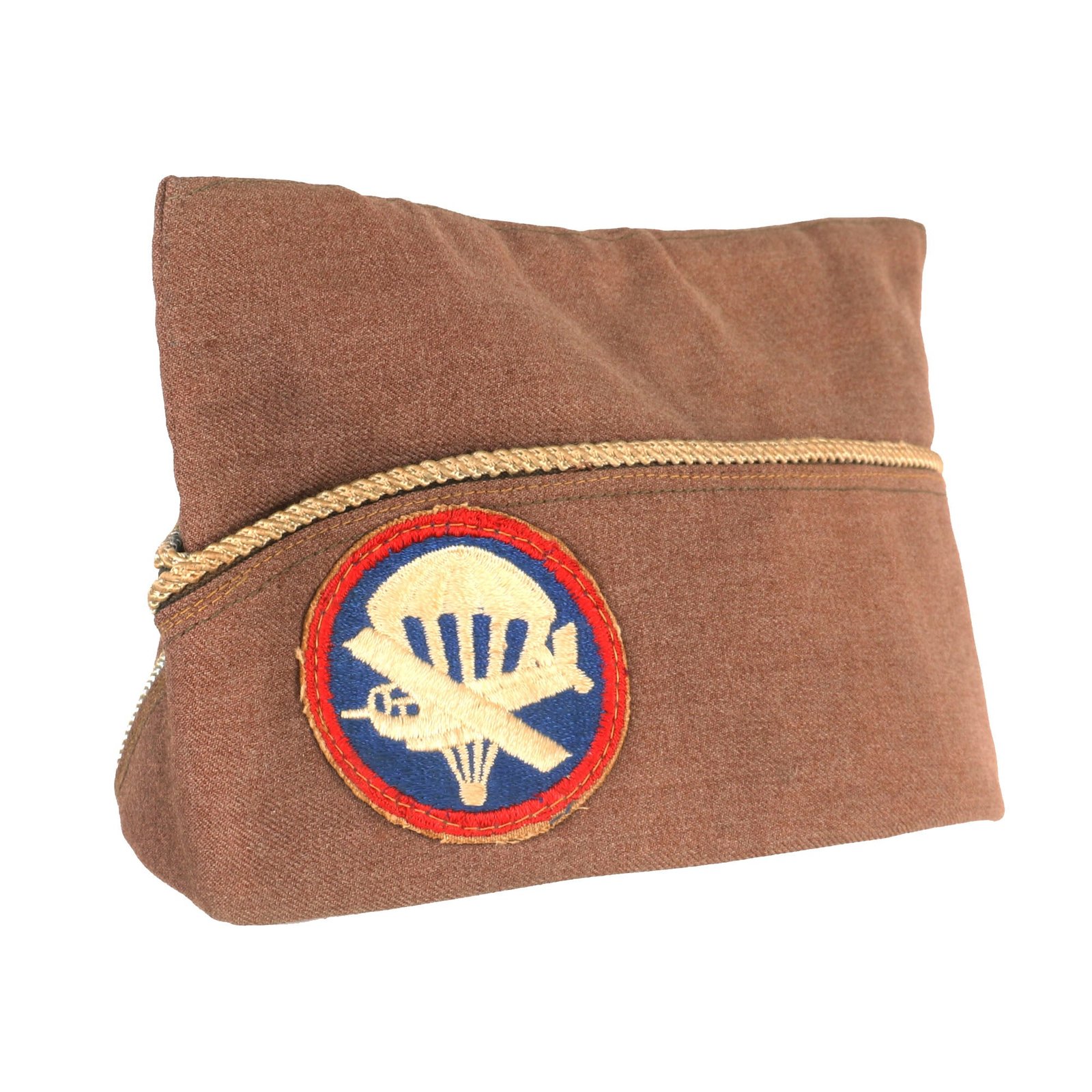 Buy Original U.S. WWII Parachute Glider Infantry Battalion Overseas Cap with Blue Piping - Size 6⅝ | Original Firearms Antique For Sale