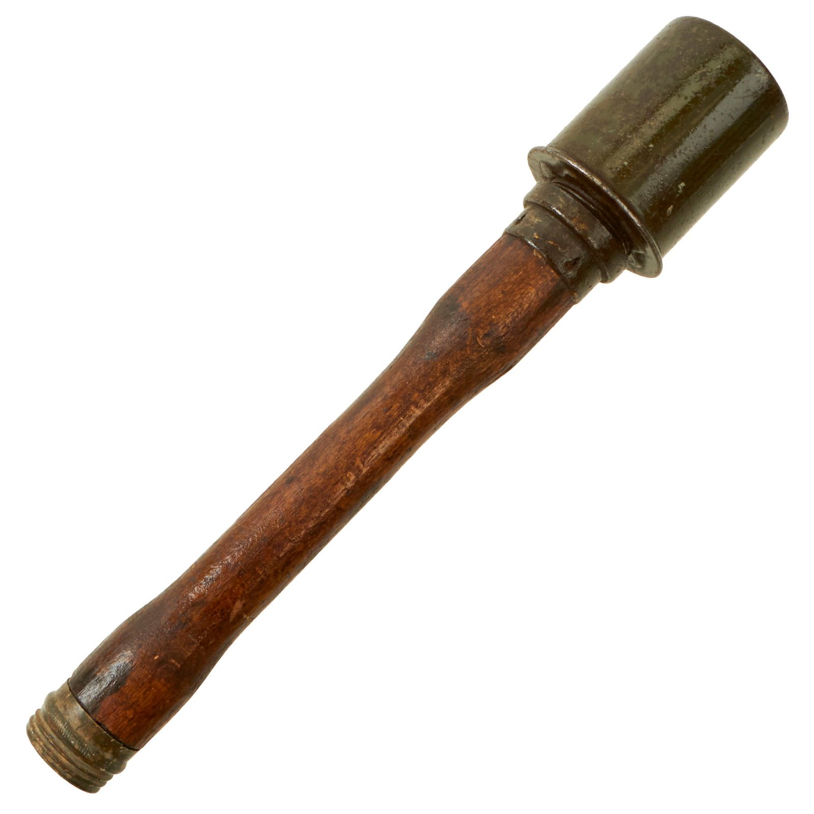 Original German WWII M24 Inert Stick Grenade Stielhandgranate with Maker’s Marks - Stielhandgranate