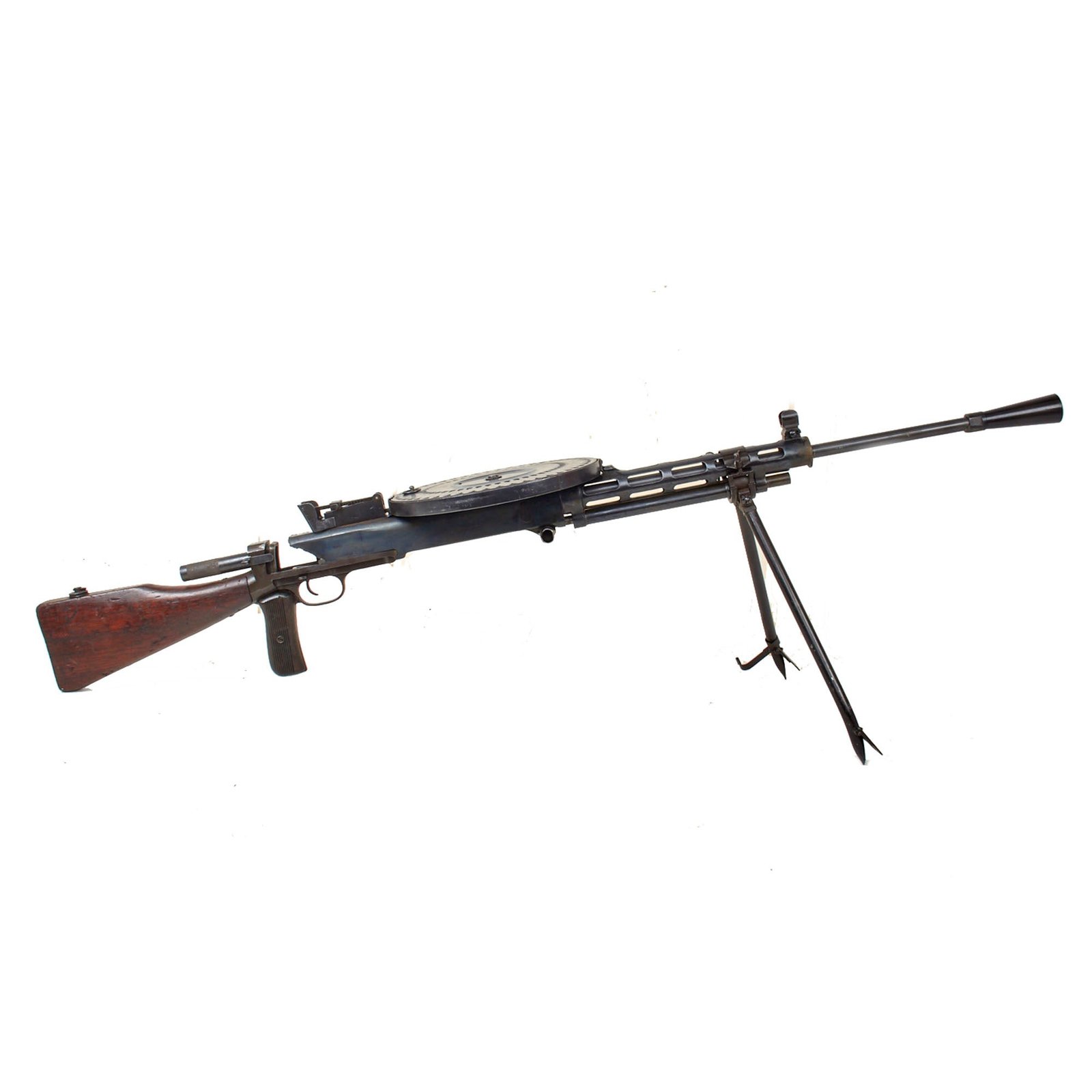 Original Polish 1955 Dated Degtyaryov DPM / DP 28 Display Light Machine Gun Serial 9406 by Radom with Two Magazines and Accessories