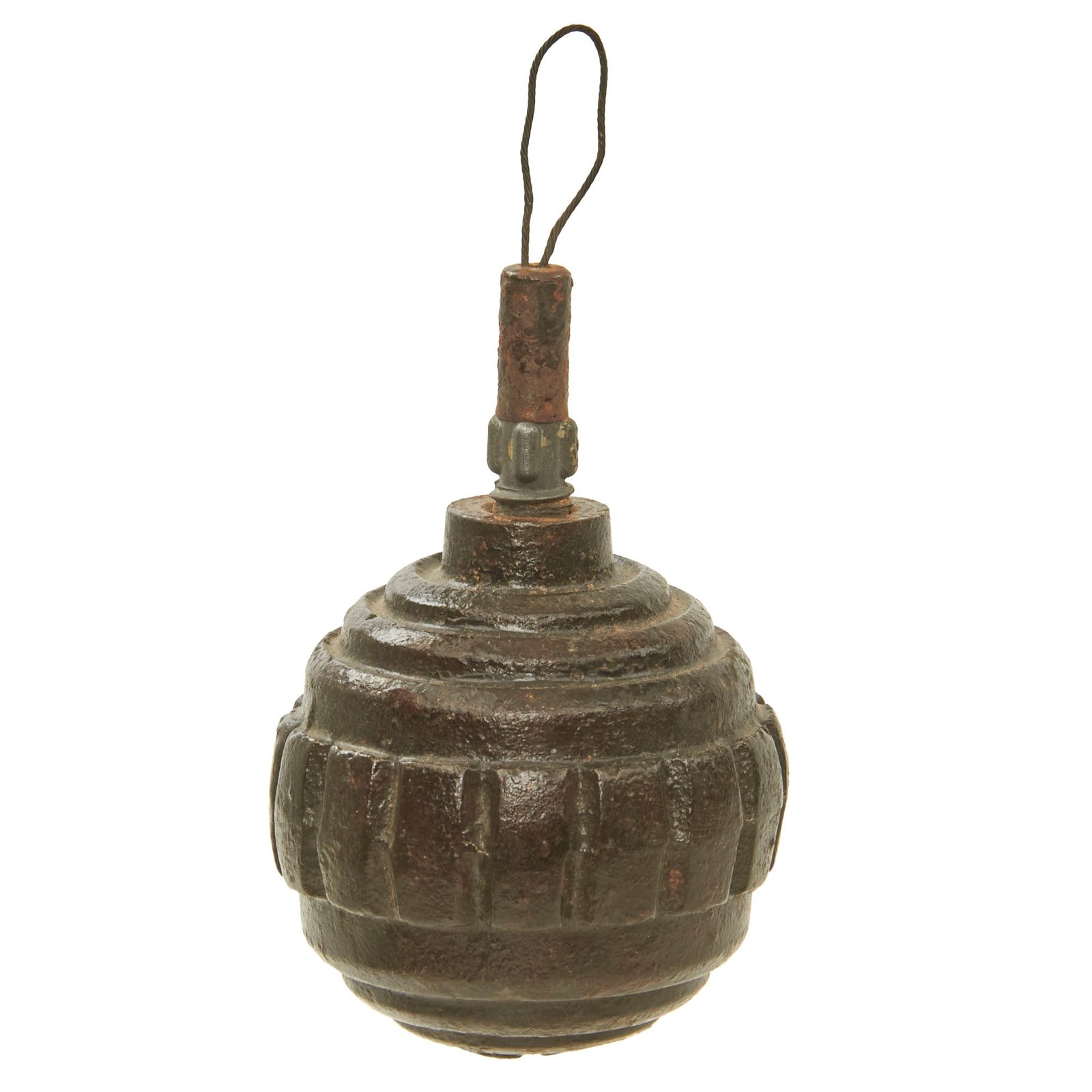 Original German WWI Model 1915 n/A Inert Ball Hand Fragmentation Grenade - Kugelhandgranate