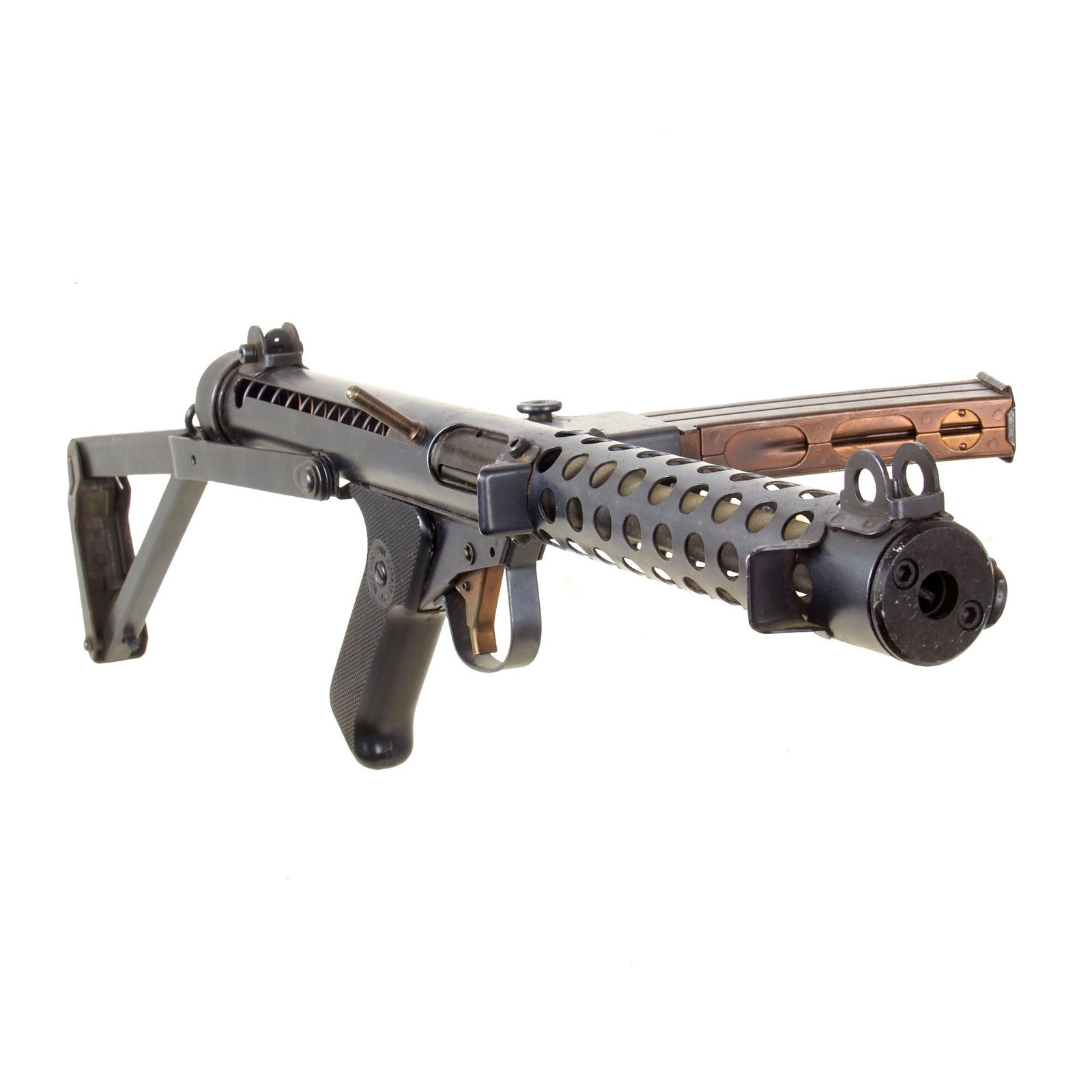 Buy Original British Replica Sterling L2A3 (Mark 4) Cap Plug Firing Submachine Gun by MGC Japan | Original Firearms Antique For Sale