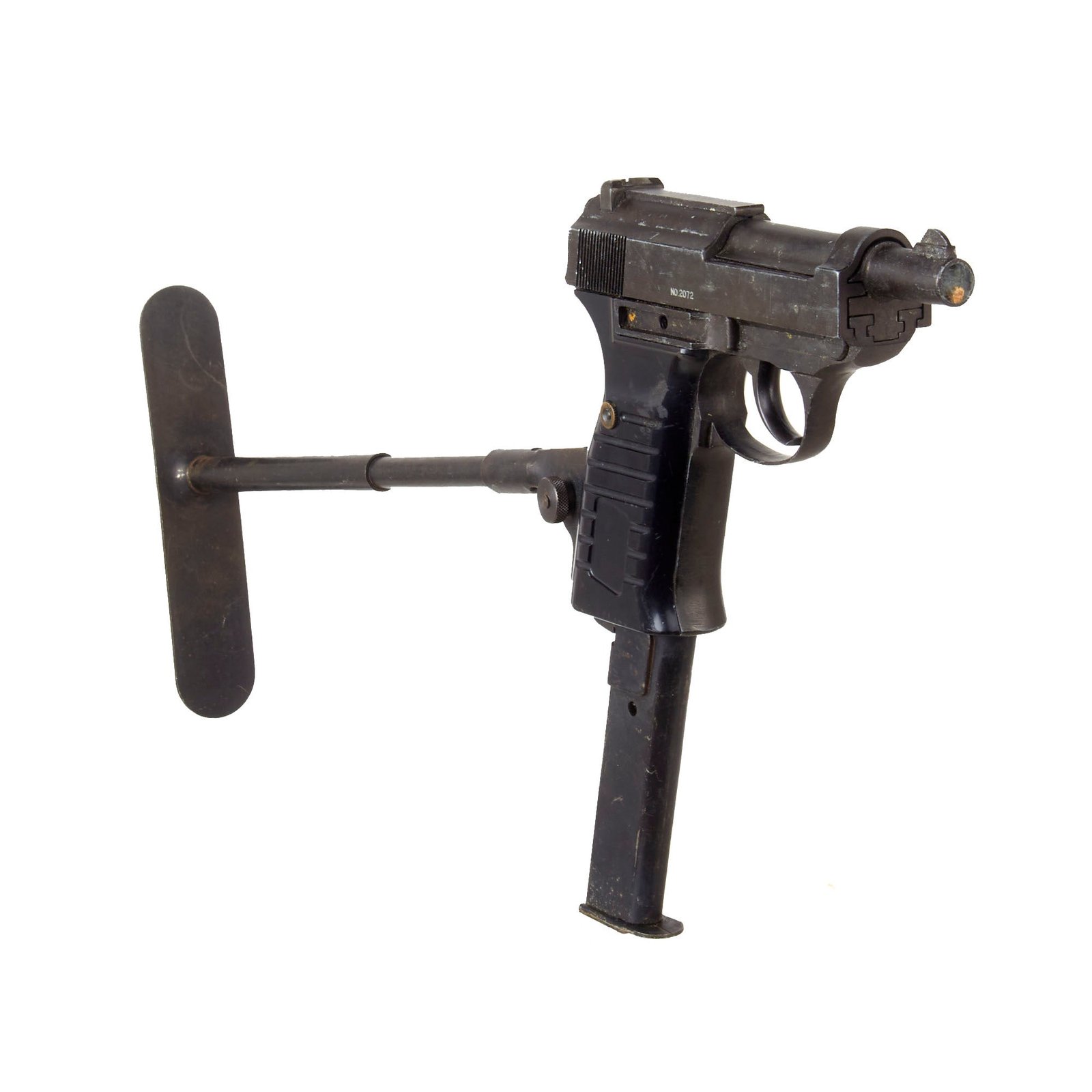Original The Man from U.N.C.L.E. P38 Secret Agent Model Replica Prop Gun with Stock & Magazine by Model Gun Company, Tokyo, Japan