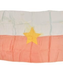 Original Vietnam War North Vietnamese Army Multi-Piece Silk Viet Cong Flag - 27 x 36½”