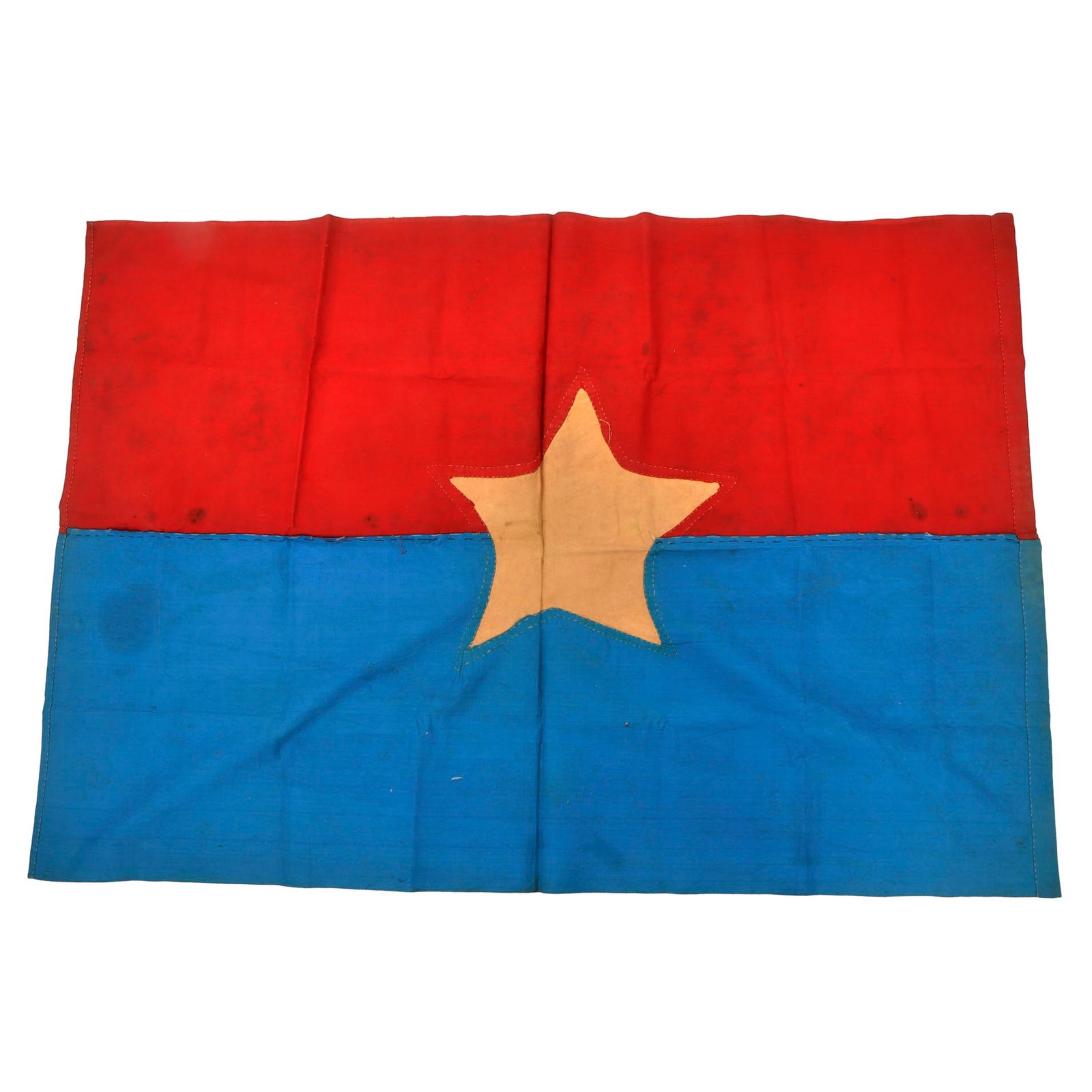 Original Vietnam War North Vietnamese Army Viet Cong Flag - 28 x 41”