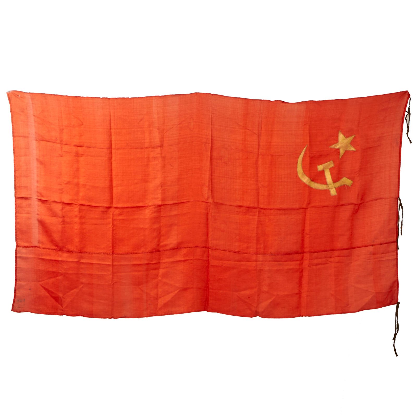 Buy Original U.S. Vietnam War Captured Large Vietnamese Communist Party Flag - 38 x 68” | Original Firearms Antique For Sale