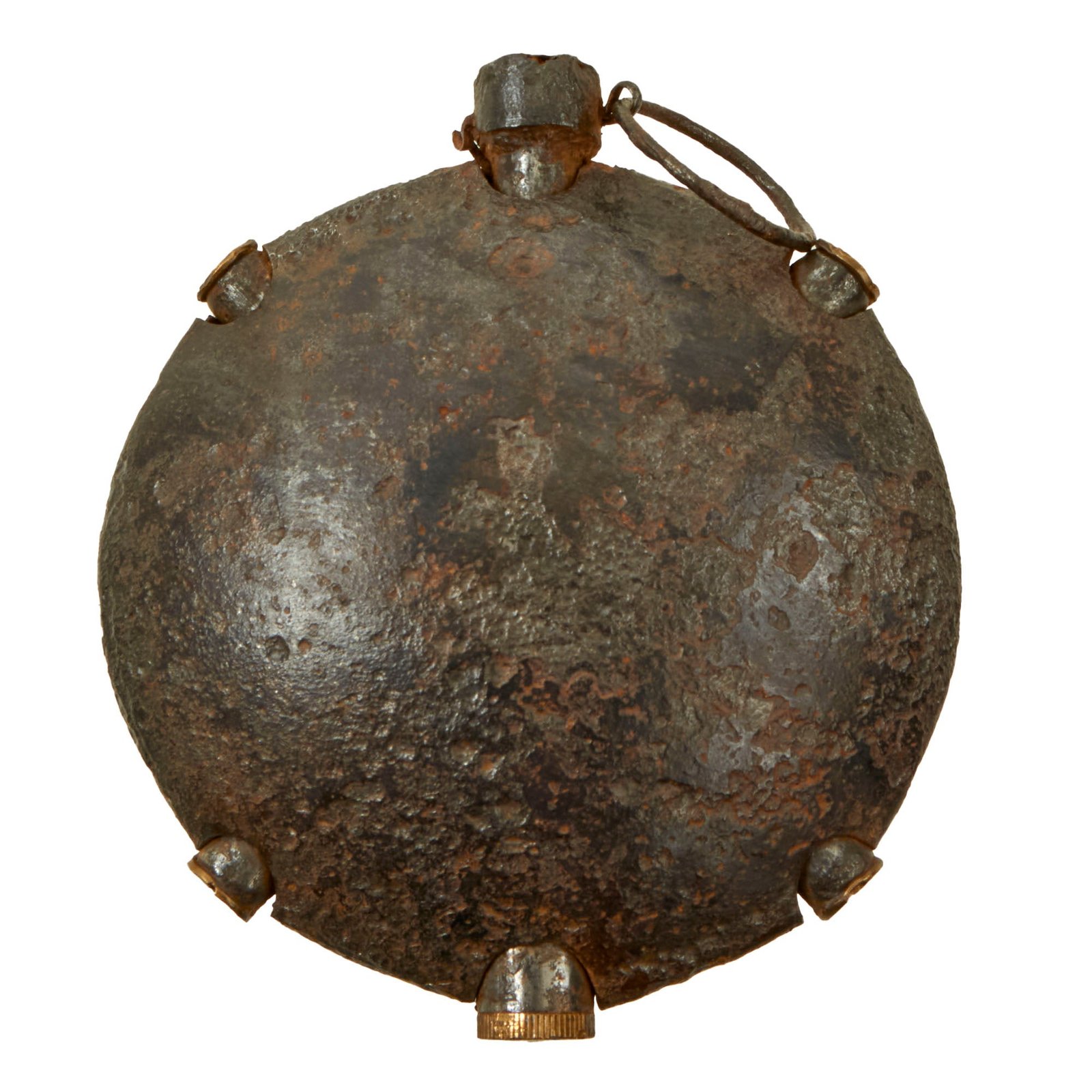 Original German WWI Model 1915 Inert "Turtle" Offensive Discus Hand Grenade - Discushandgranate