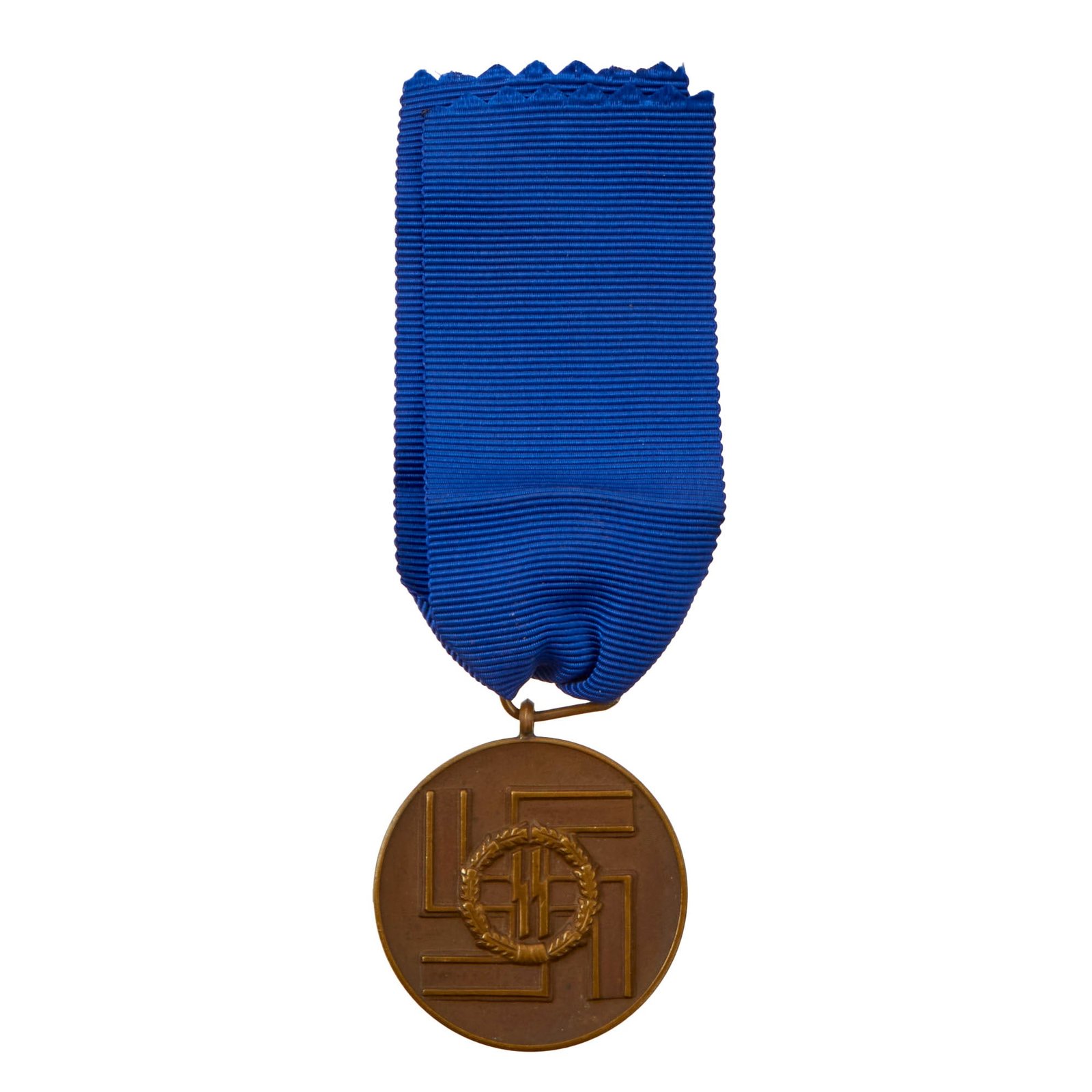 Original German WWII SS Eight Year Long Service Award Medal with Ribbon - SS-Dienstauszeichnung 8 Jahre