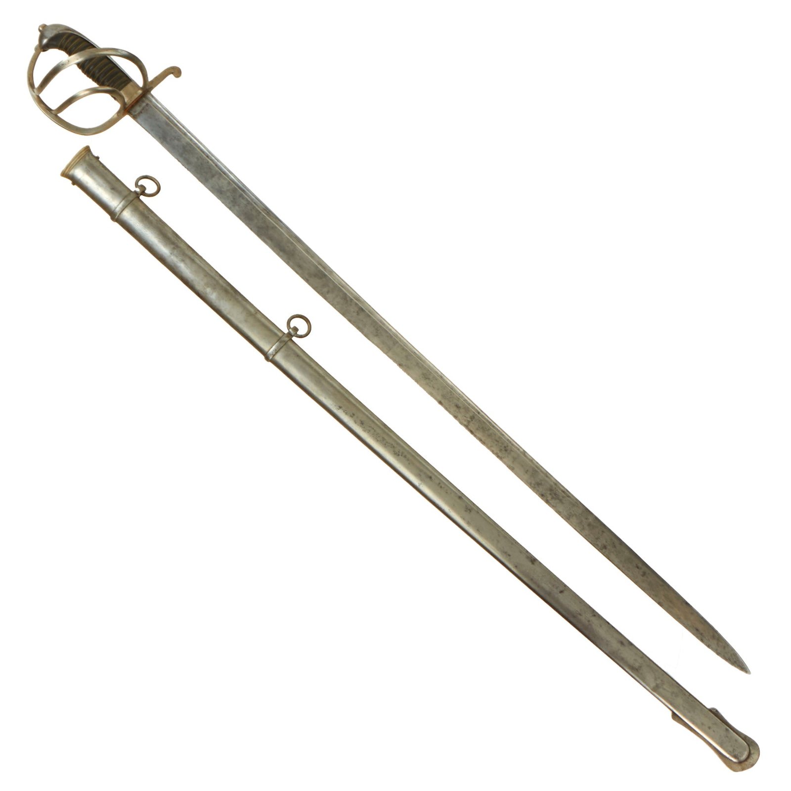 Buy Original Imperial German U.S. Civil War Era Sword by Peter Knecht of Solingen with Scabbard | Original Firearms Antique For Sale