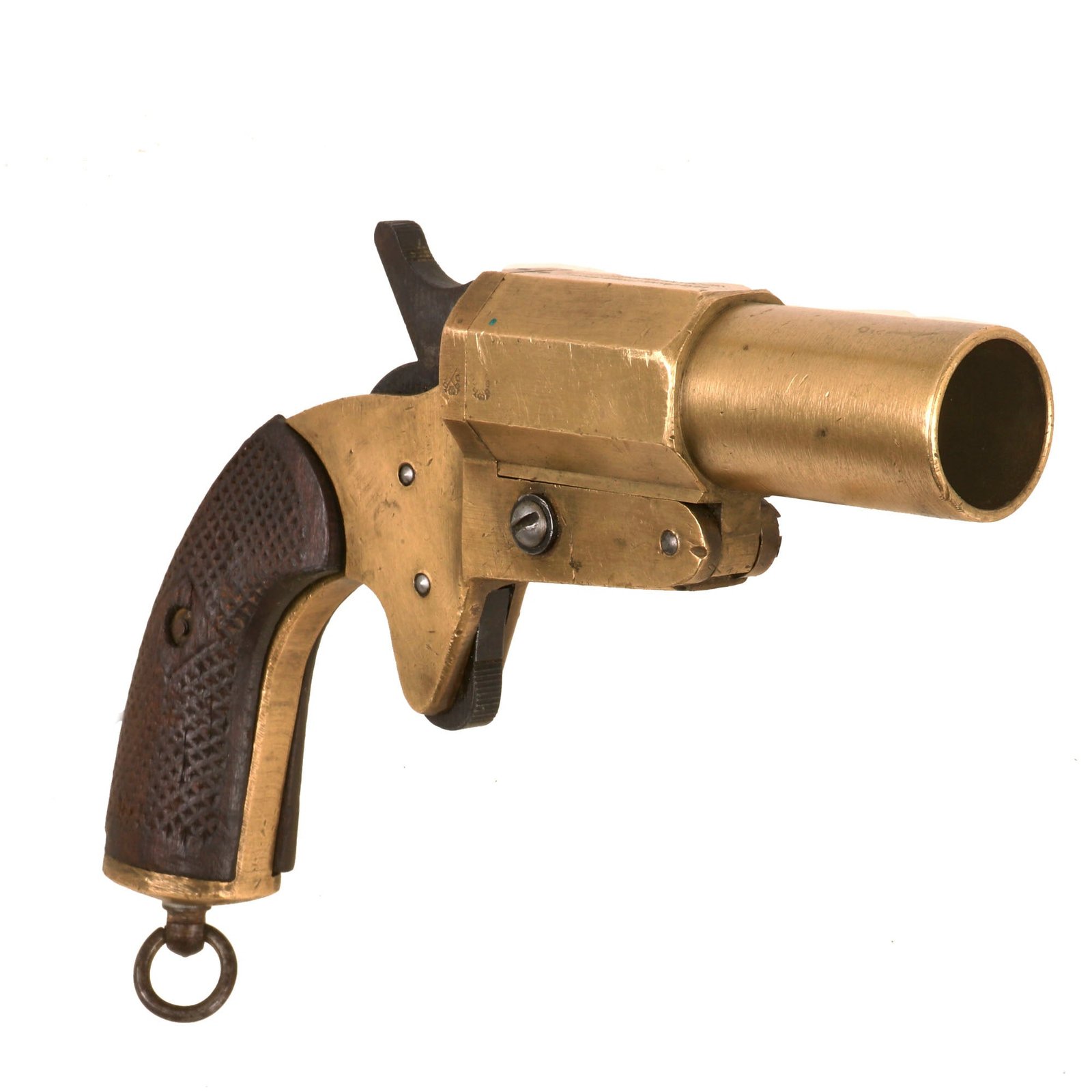 Buy Original U.S. Pre-WWII 25mm Mark IV VERY Signal Flare Pistol by Scott Fetzer Machine Co. | Original Firearms Antique For Sale