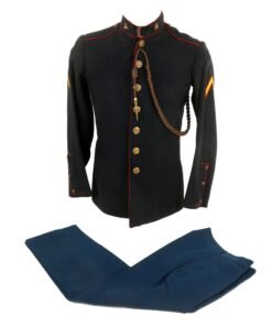 Buy Original Identified Post-WWI United States Marine Corps M1912 Dress Blue Uniform Jacket & Breeches with French Fourragère | Original Firearms Antique For Sale