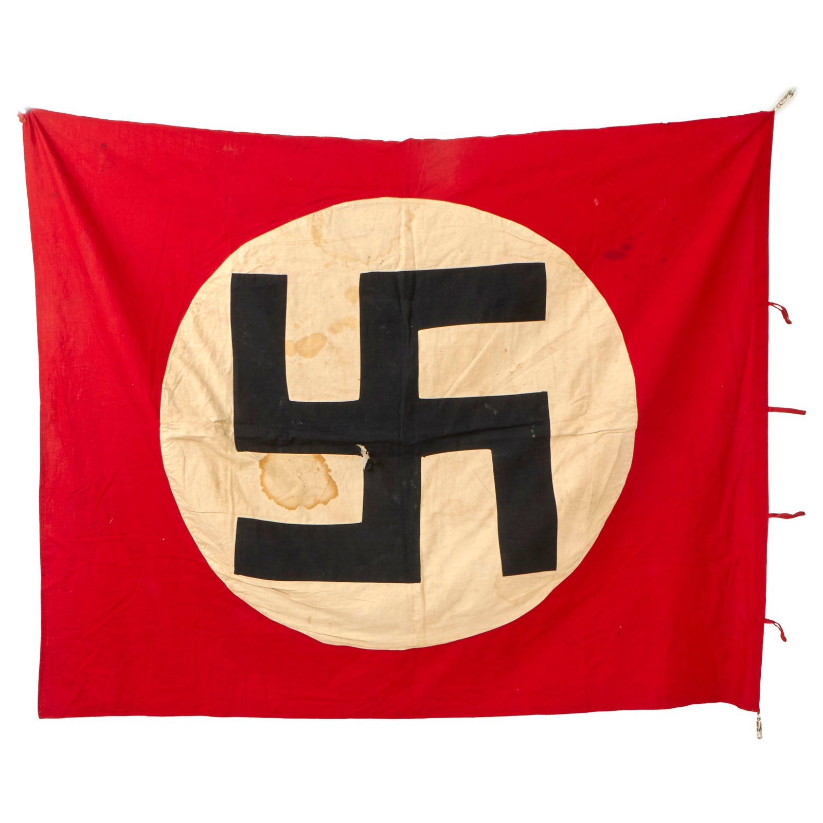 Buy Original German WWII NSDAP Double Sided National Political Parade Standard Flag - 42" x 53” | Original Firearms Antique For Sale