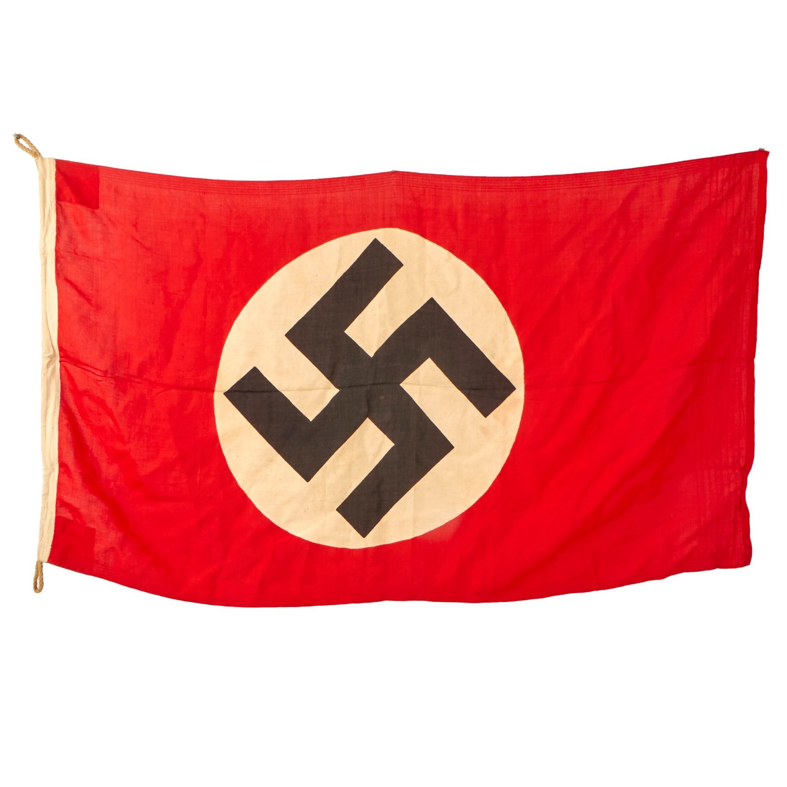 Buy Original German WWII Kriegsmarine 80 x 135 cm Naval Jack Flag by G.A. Fröhlichs Sohn A.G. in Sudetenland - Gösch flagge | Original Firearms Antique For Sale