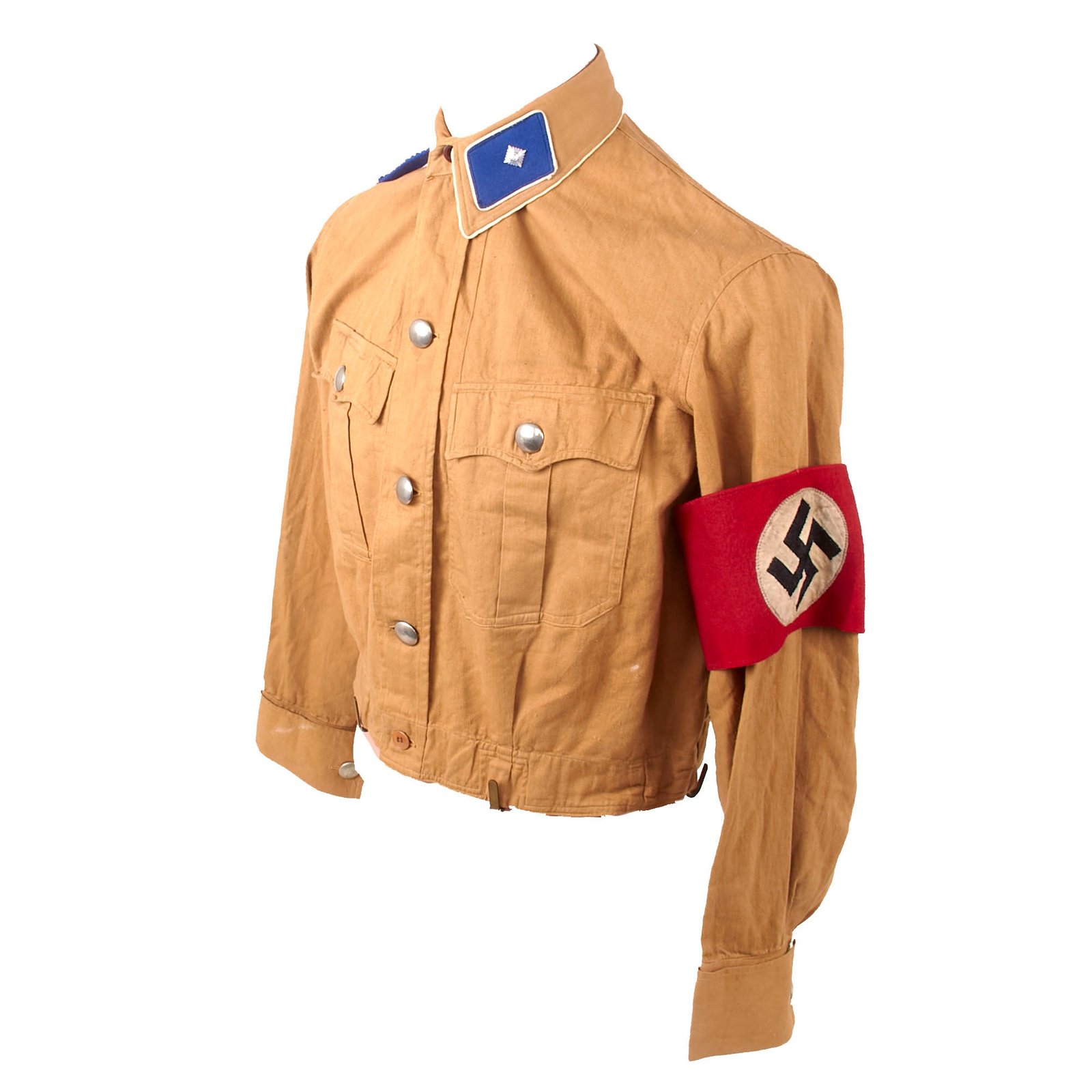 Buy Original German WWII SA Hessen Group SA-Scharführer NCO Brown Shirt Tunic with Armband | Original Firearms Antique For Sale