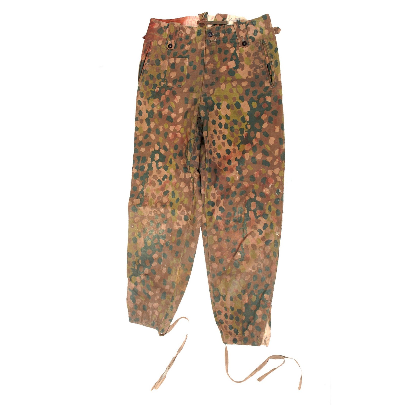 Buy Original Saving Private Ryan Film 1944 Pattern "Pea Dot" Camouflage M44 Uniform Trousers - Costume Piece | Original Firearms Antique For Sale