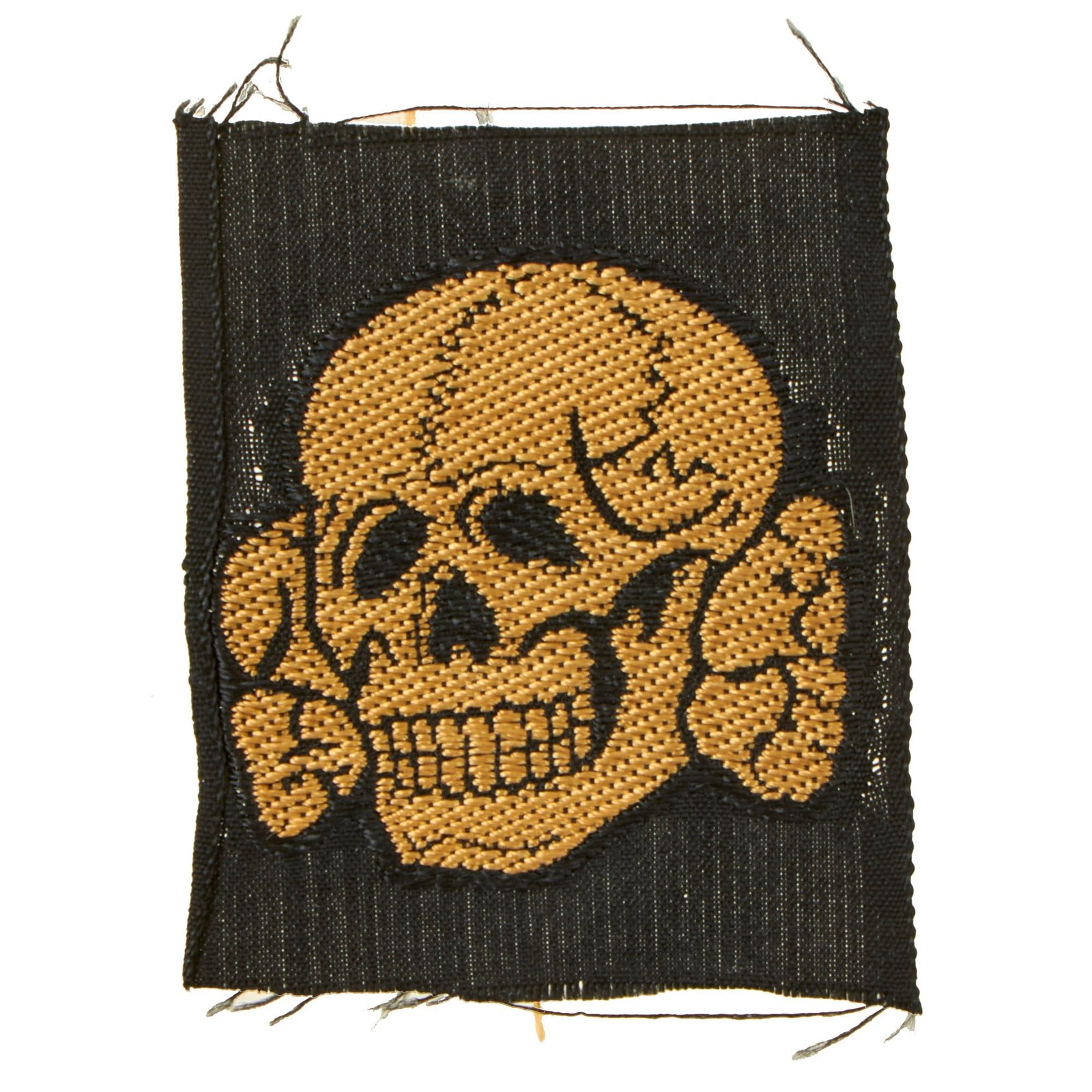 Buy Original German WWII SS BeVo Embroidered Tropical EM/NCO M41 Overseas Cap Totenkopf Skull Insignia | Original Firearms Antique For Sale