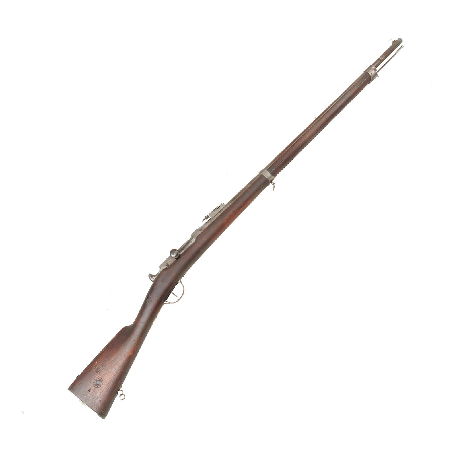 Buy Original French Fusil Modèle 1866 Chassepot Needle Fire Rifle by St. Étienne Dated 1873 - Matching Serial P 62872 | Original Firearms Antique For Sale