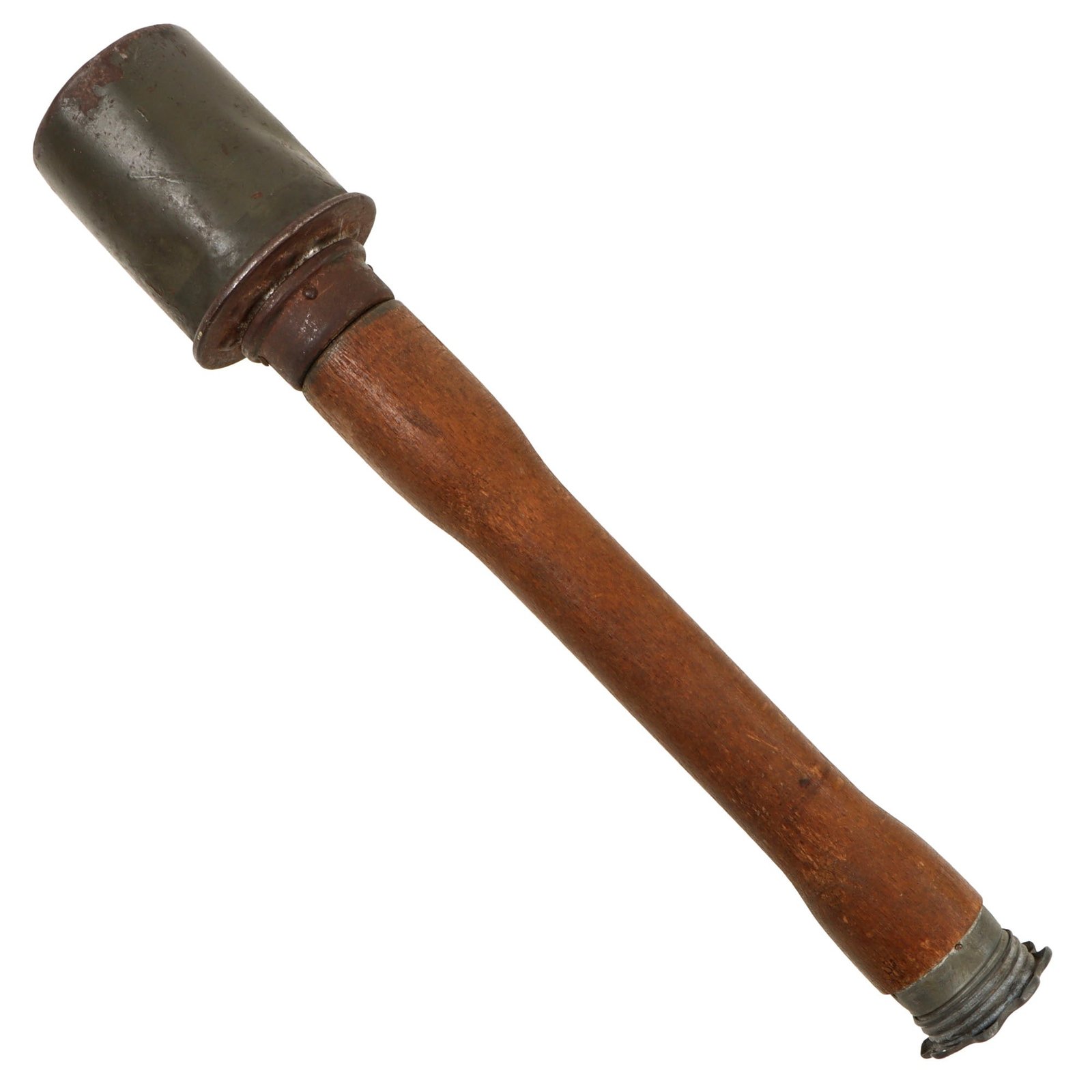 Original German WWII M24 Inert Stick Grenade Stielhandgranate by Richard Rinker with Great Matching Markings - Dated 1939