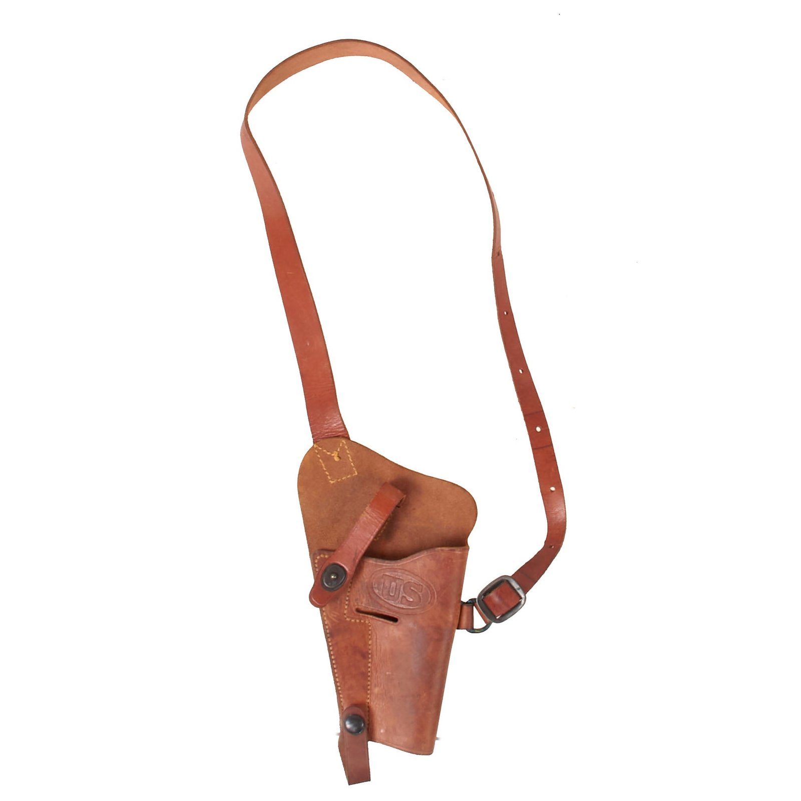 Buy Original U.S. WWII M3 Colt 1911 .45 Tanker Shoulder Holster by Enger-Kress | Original Firearms Antique For Sale
