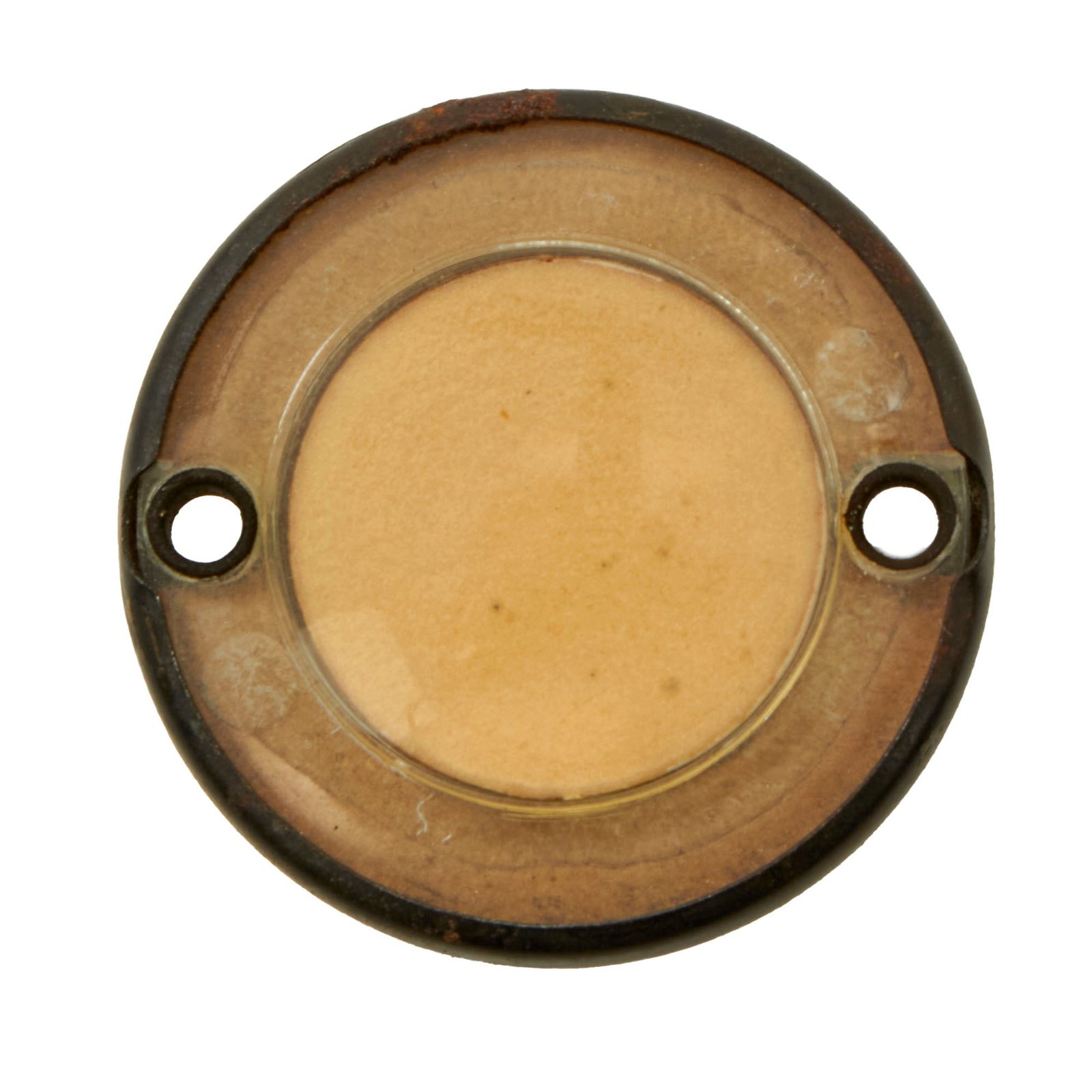 Original U.S. WWII Paratrooper D-Day Normandy Invasion Clip On Luminous Disc Helmet Marker