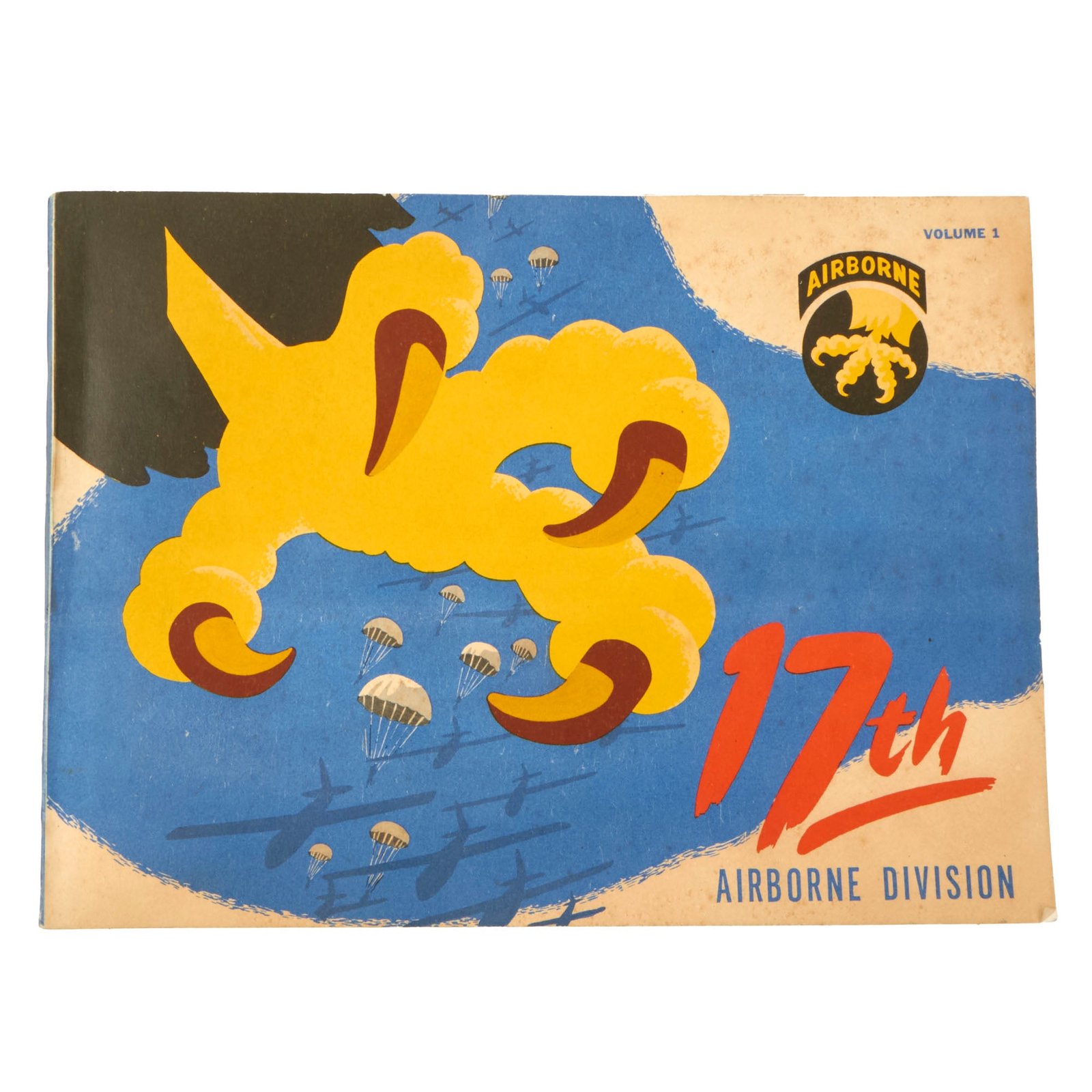 Buy Original U.S. WWII 17th Airborne Division Thunderbolt Booklet | Original Firearms Antique For Sale